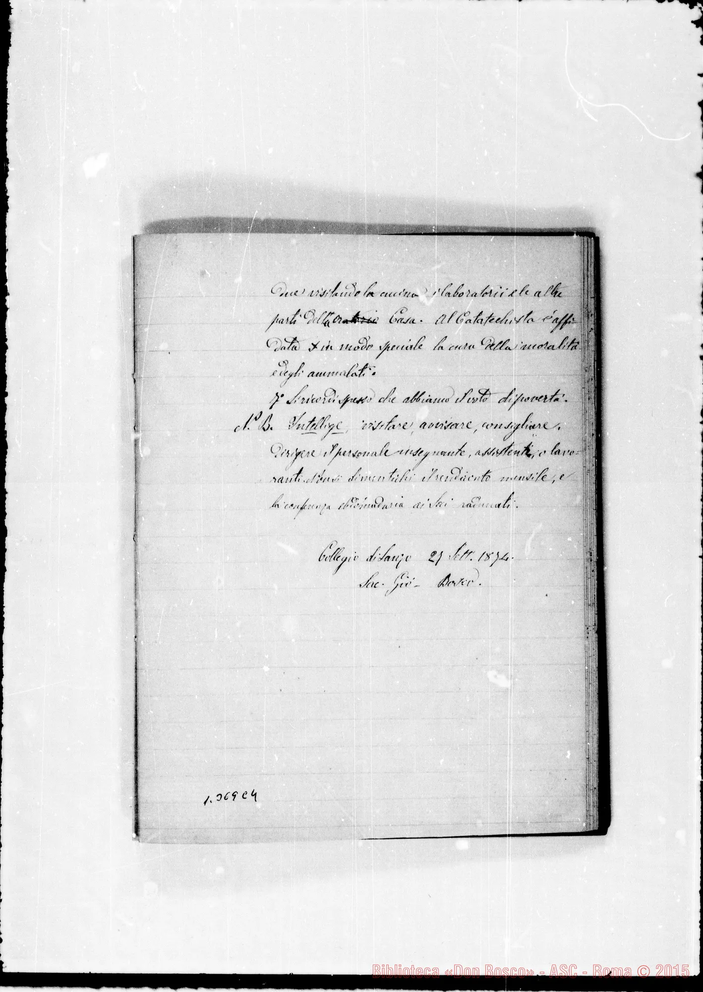 Fotogramma C 4 — Due Quaderni con copia ms. delle Lettere Circolari di D. Bosco