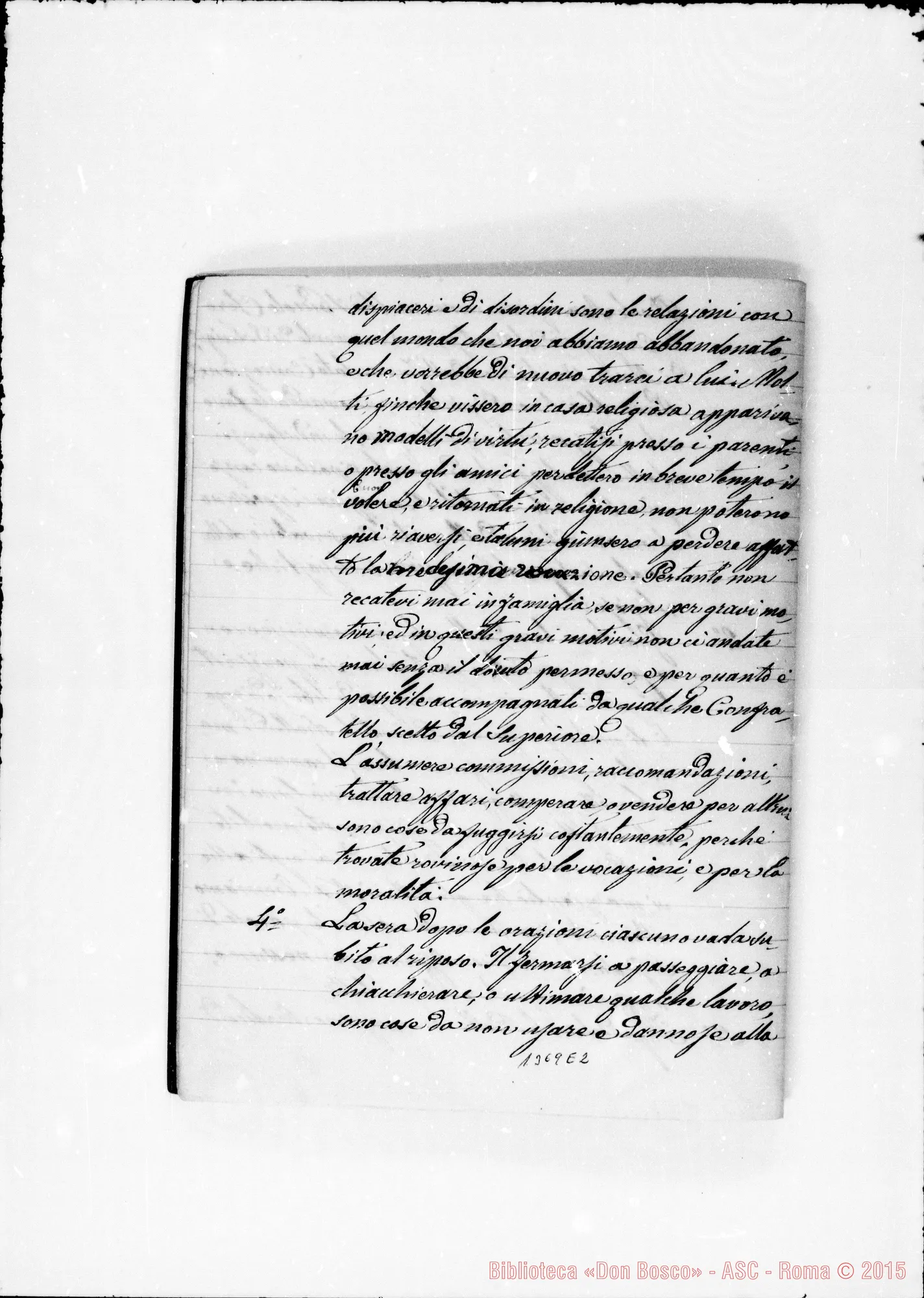 Fotogramma E 2 — Due Quaderni con copia ms. delle Lettere Circolari di D. Bosco