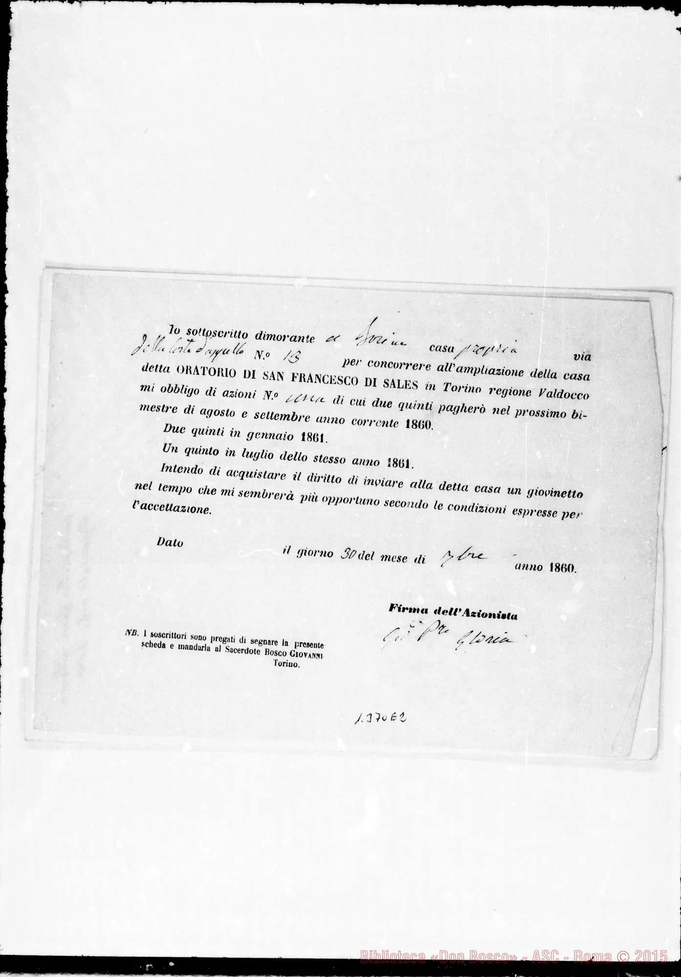 Fotogramma E 2 — Schede azionisti…