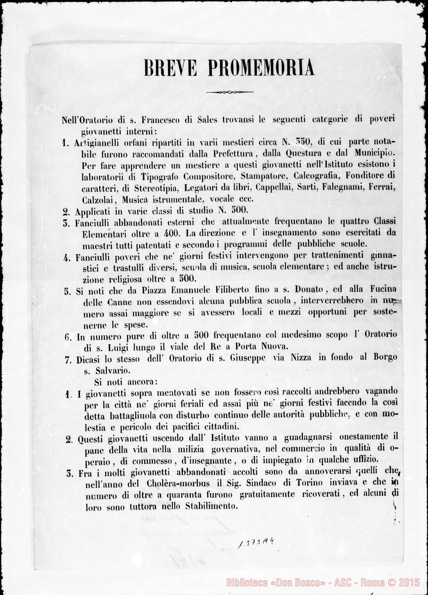 Fotogramma A 4 — Sussidi. Stampato