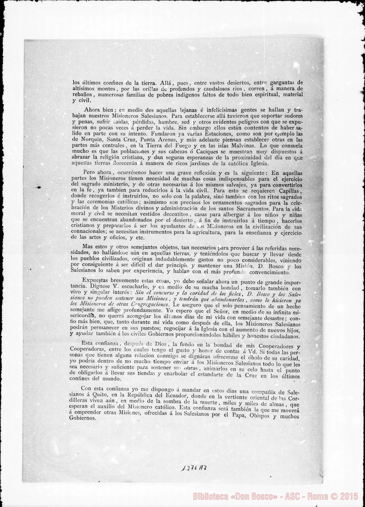 Fotogramma A 7 — «Bien conozco cuánto ama…» Stampato