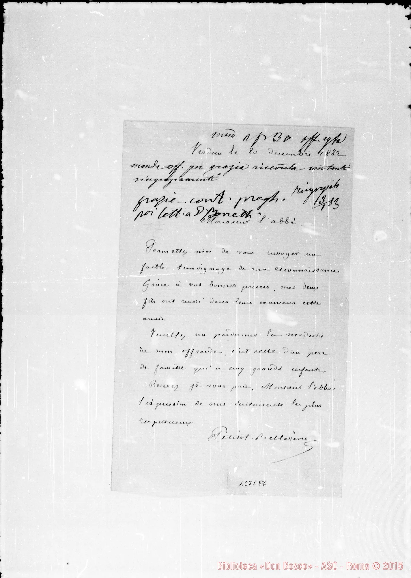 Fotogramma E 7 — Bellavene Peritot