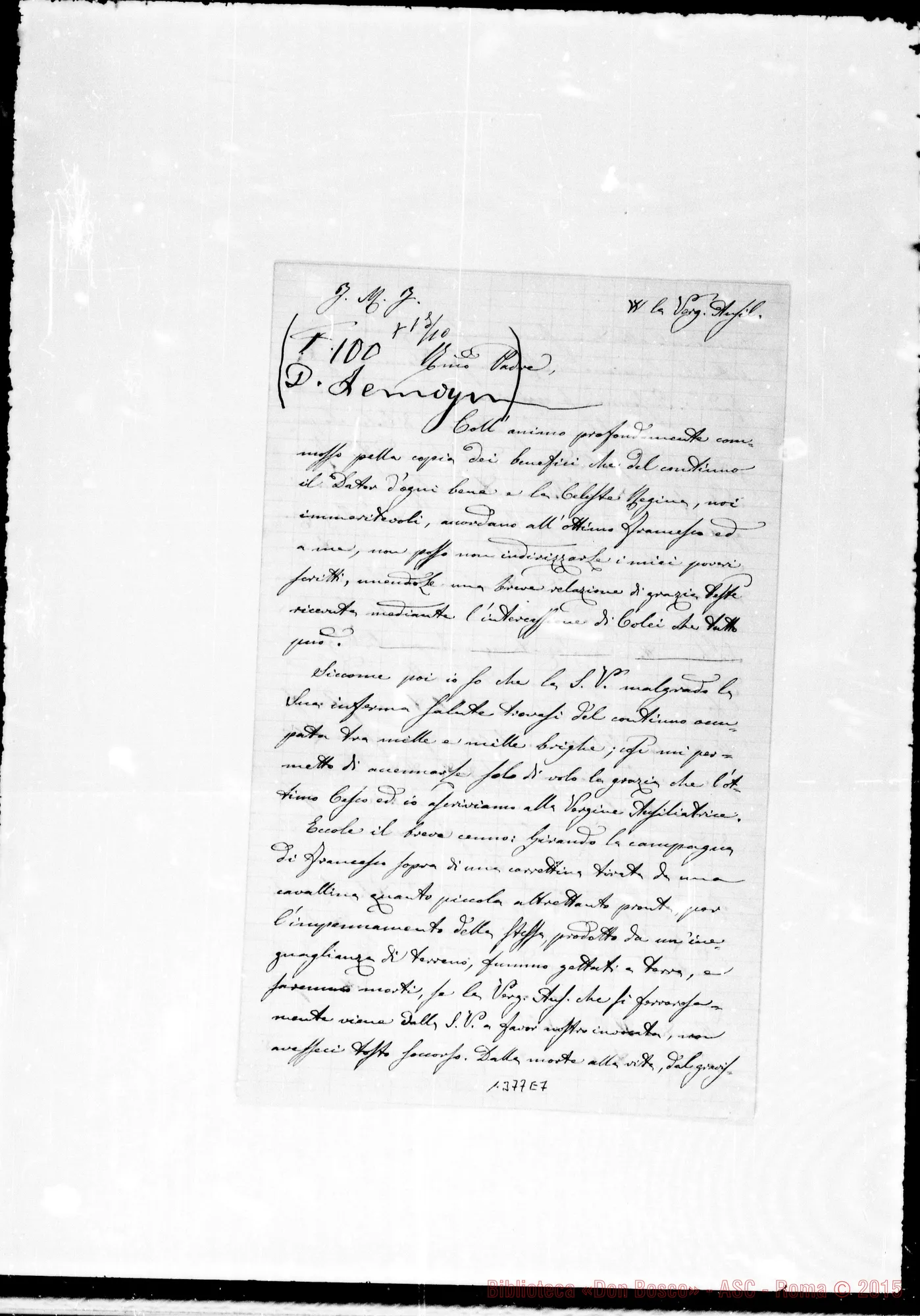 Fotogramma E 7 — De Agostini Tullio, sac.