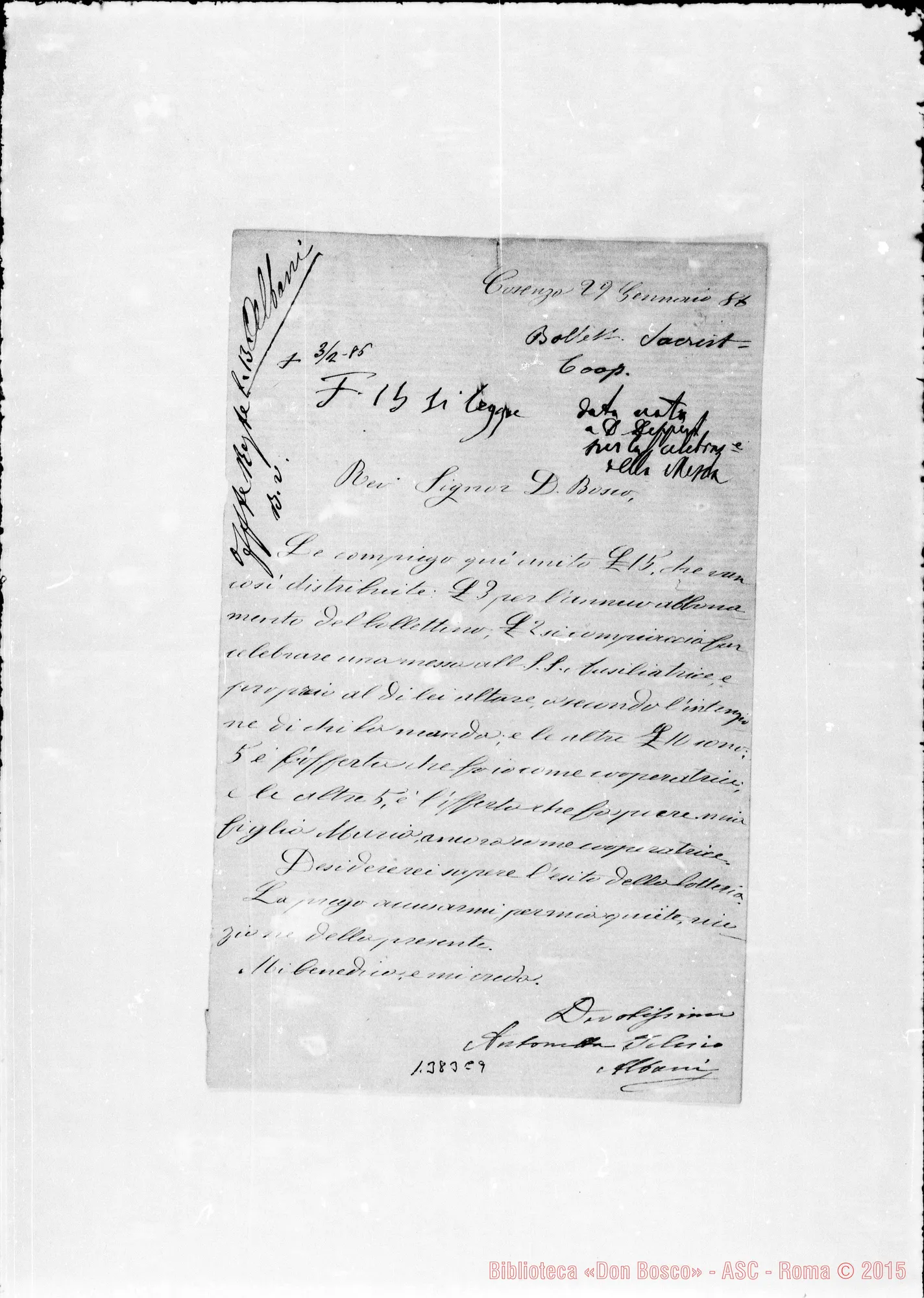 Fotogramma C 9 — Albani Antonietta Filesio