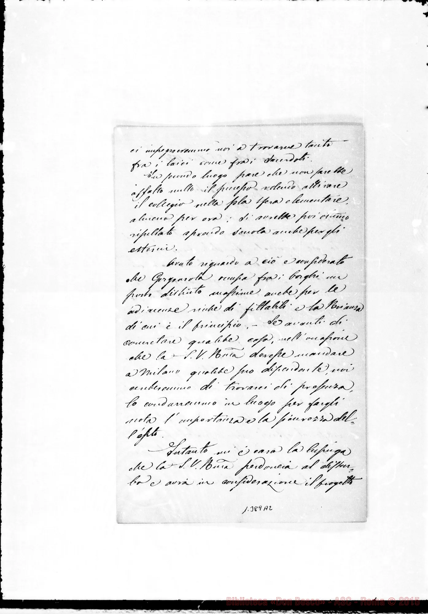 Fotogramma A 2 — Beneggi G.