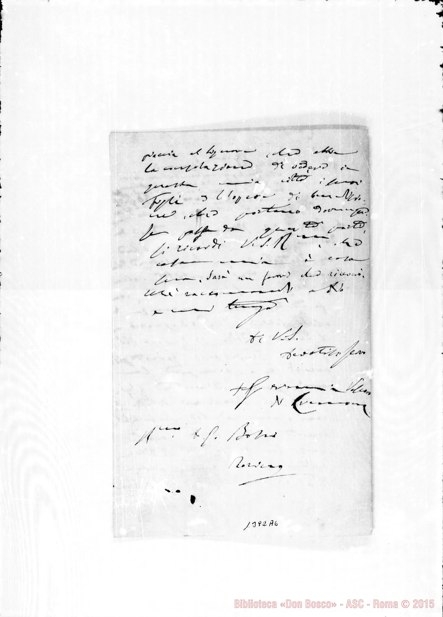 Fotogramma A 6 — Bonomelli Geremia