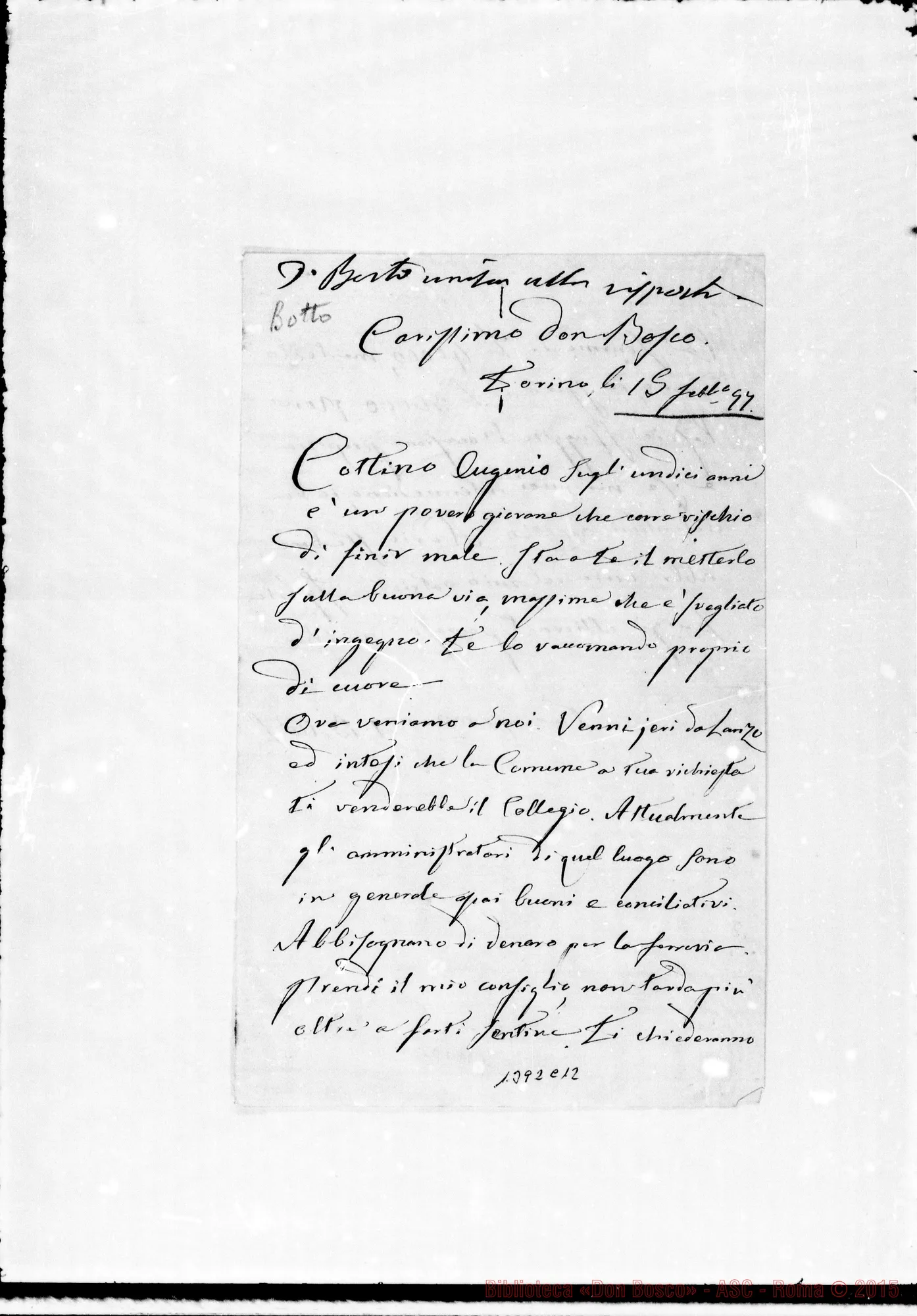 Fotogramma C 12 — Botto