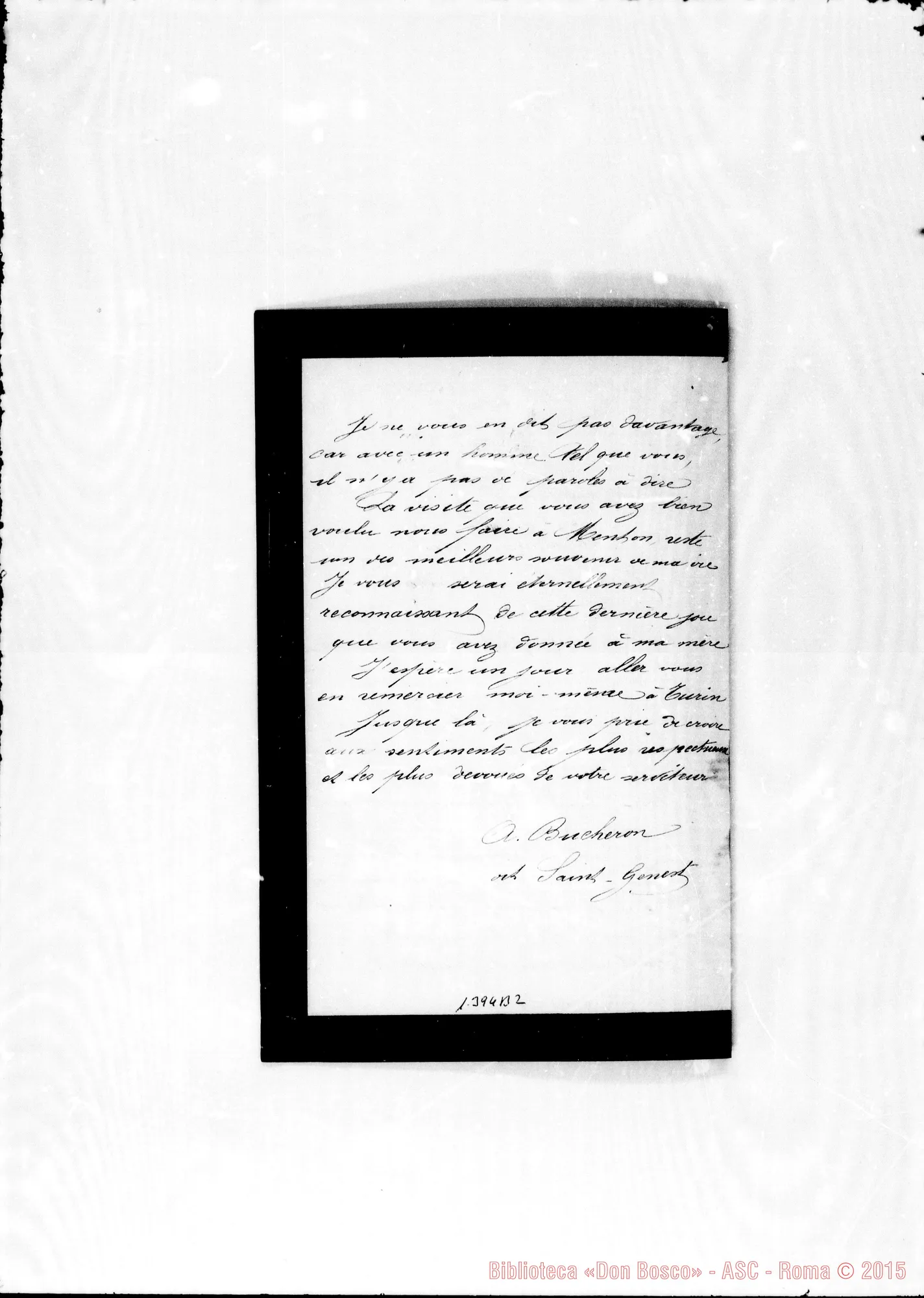 Fotogramma B 2 — Bucheron A.