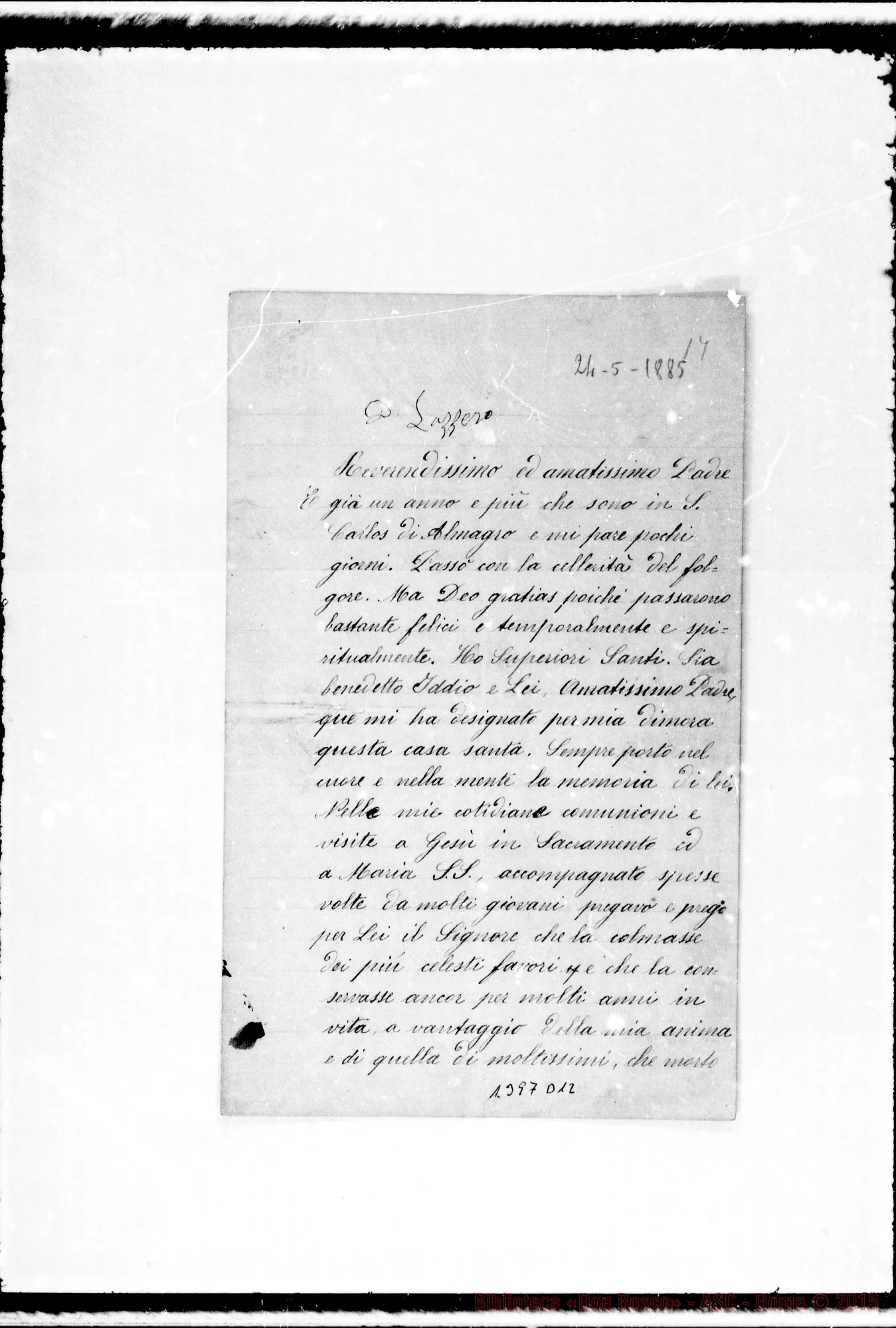 Fotogramma D 12 — Cavaglia Michele
