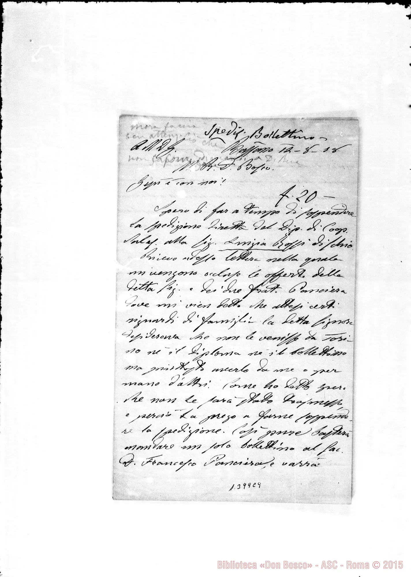 Fotogramma C 9 — Colbacchini Pietro