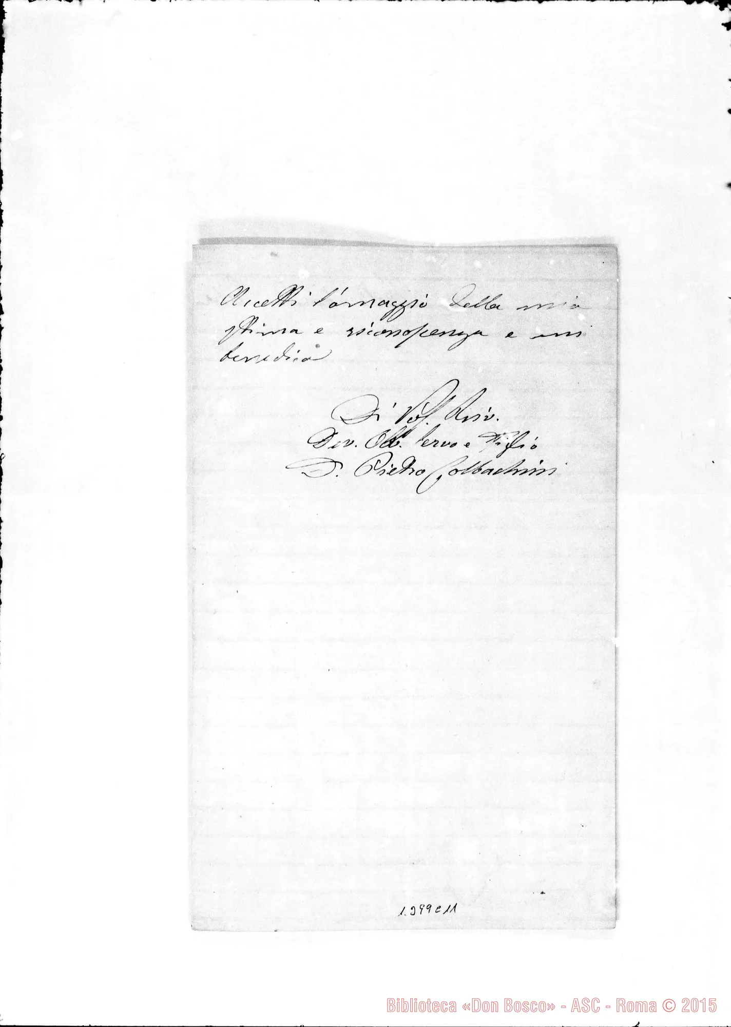Fotogramma C 11 — Colbacchini Pietro