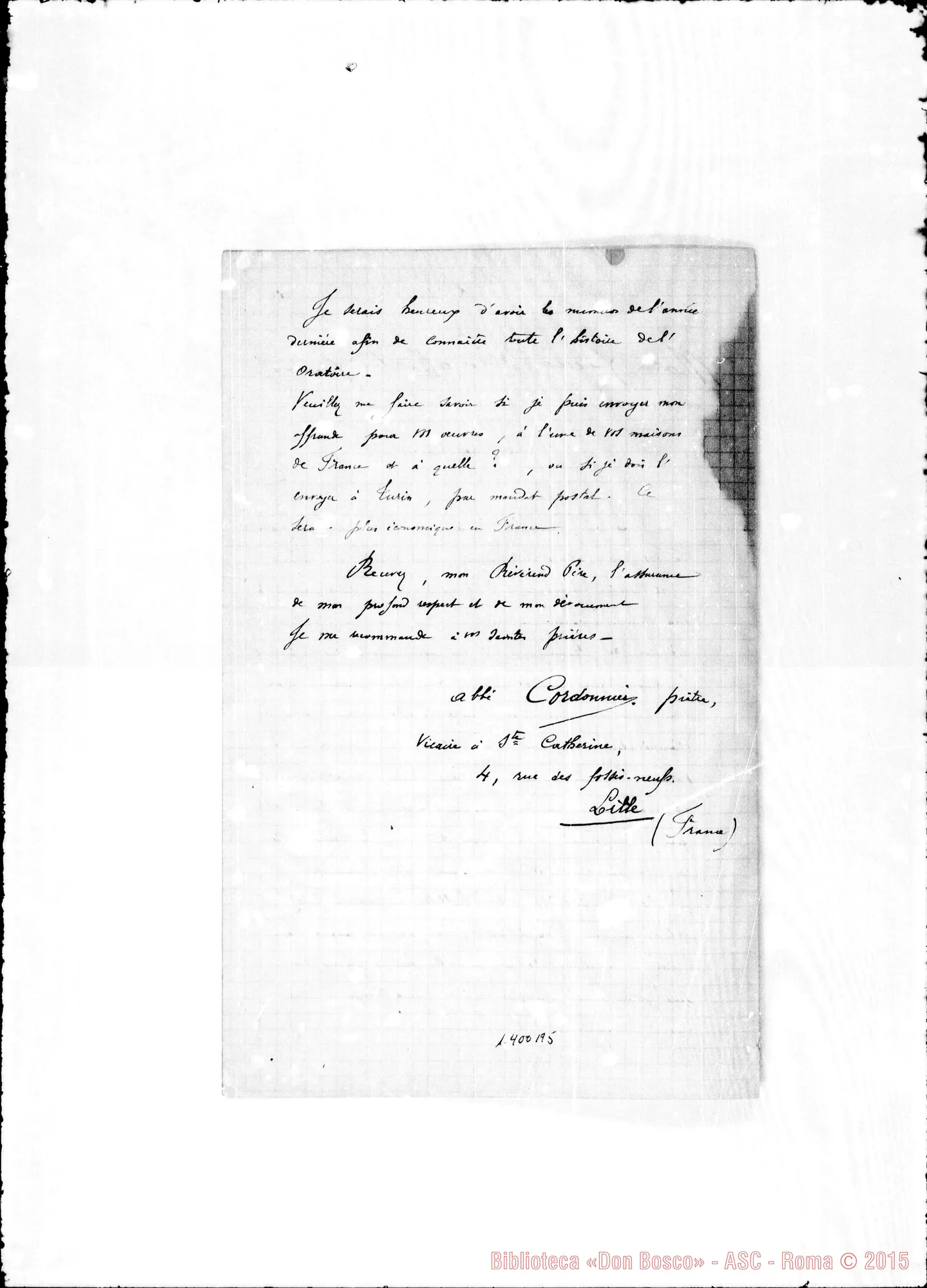 Fotogramma A 5 — Cordonnier