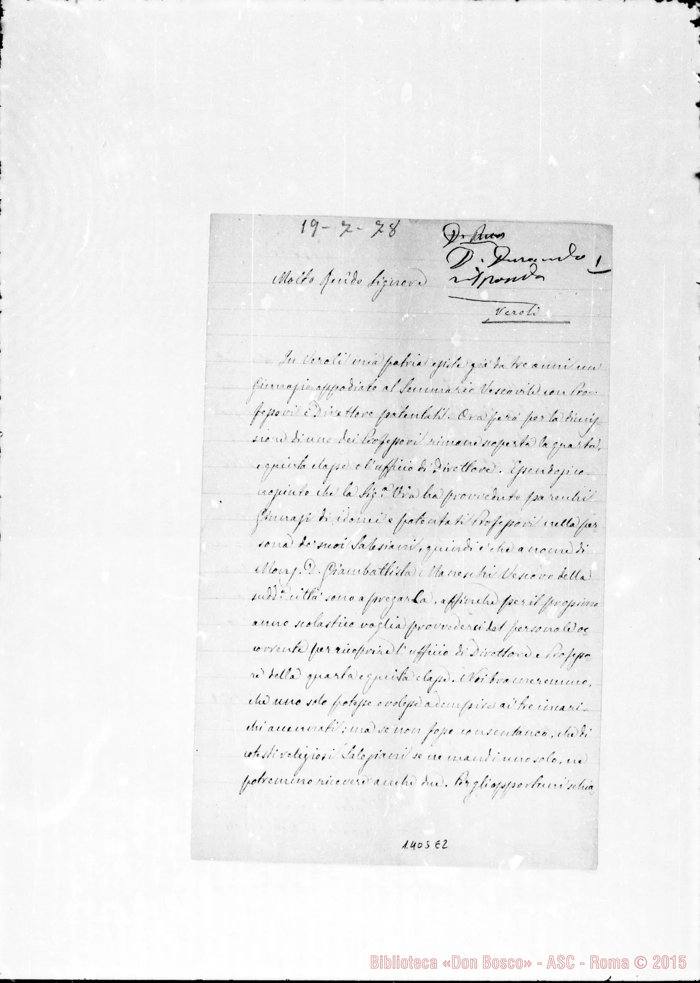Fotogramma E 2 — Fellina Michelangelo