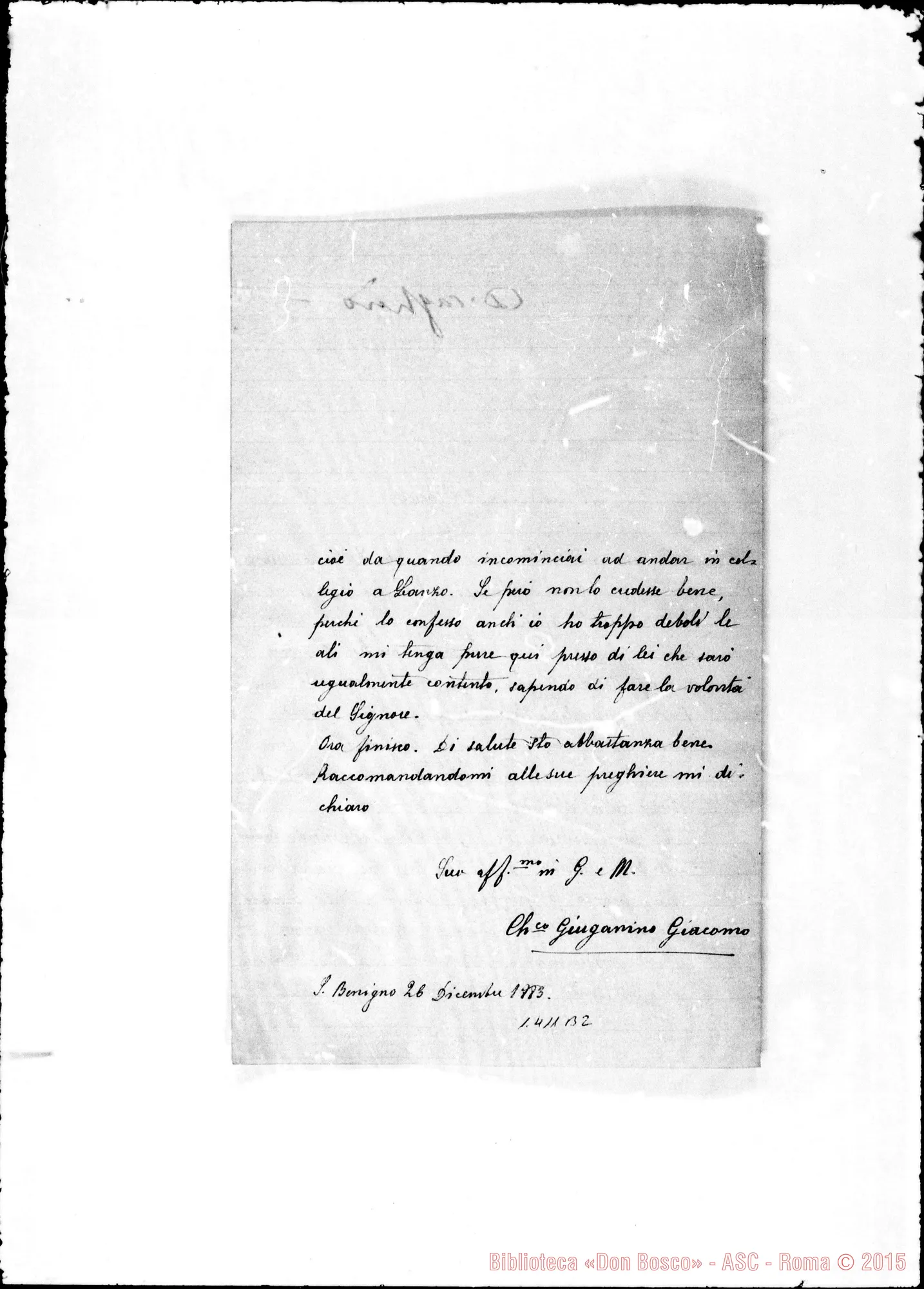 Fotogramma B 2 — Giuganino Giacomo