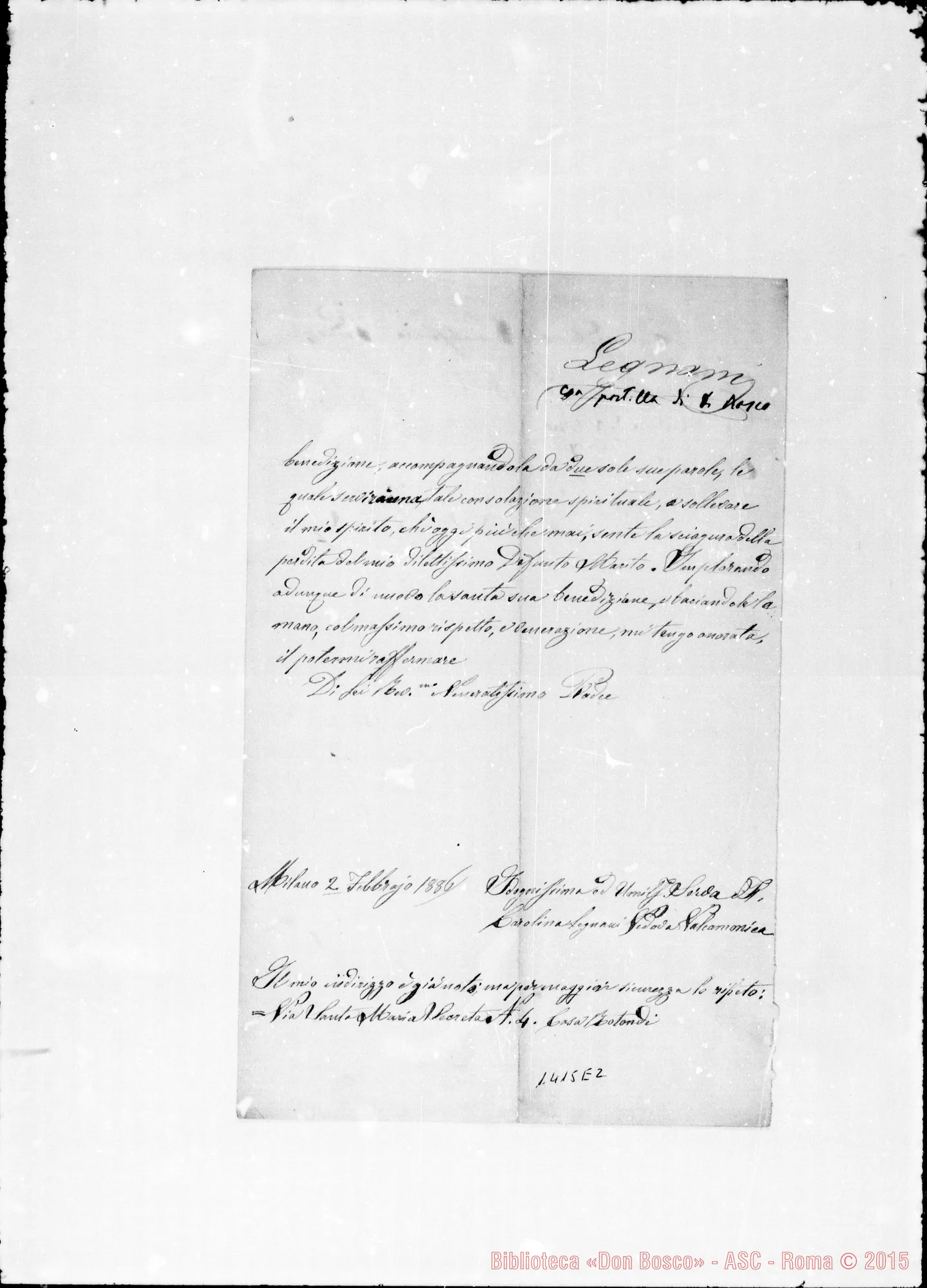 Fotogramma E 2 — Legnani Carolina