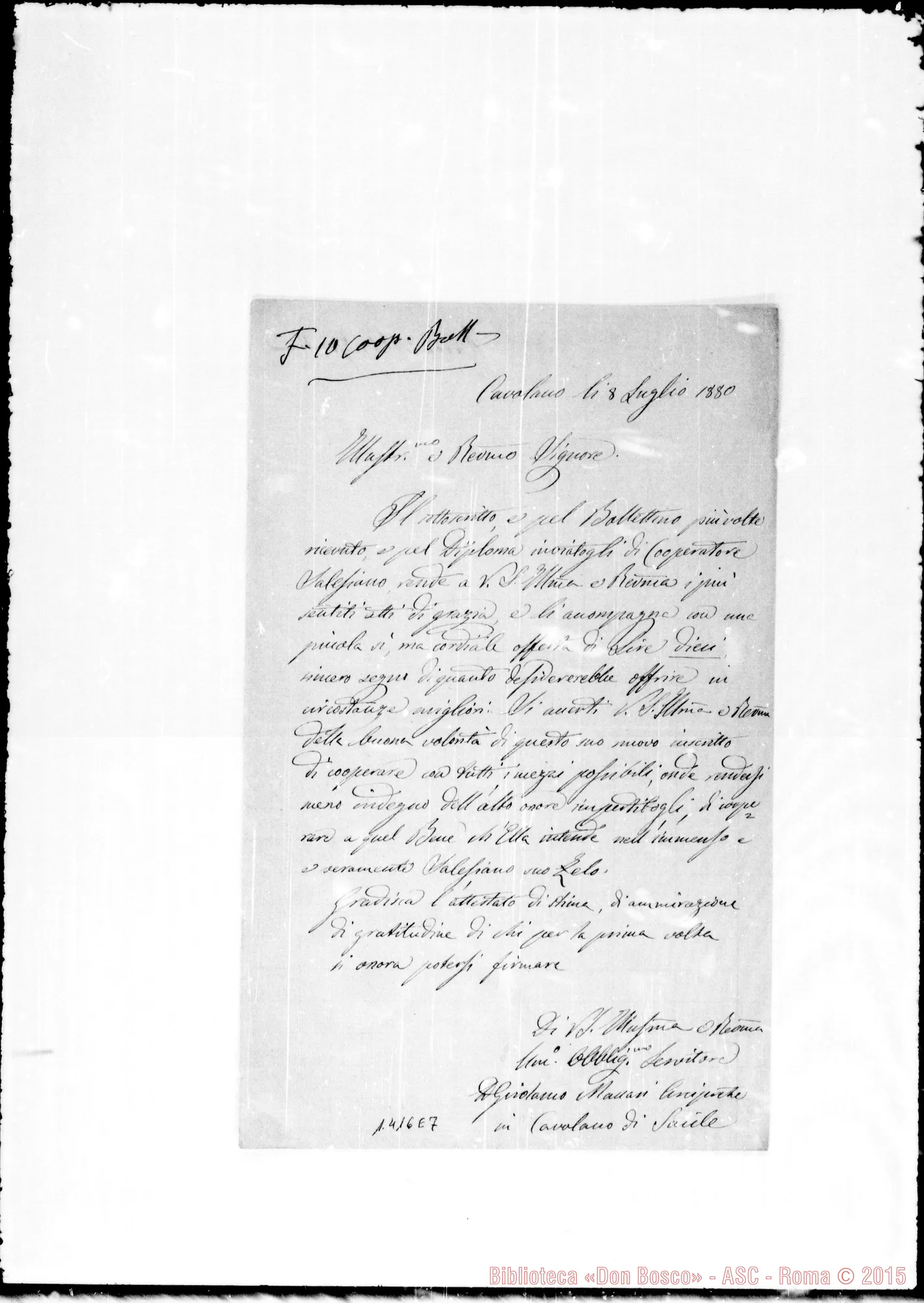 Fotogramma E 7 — Maccassi Girolamo