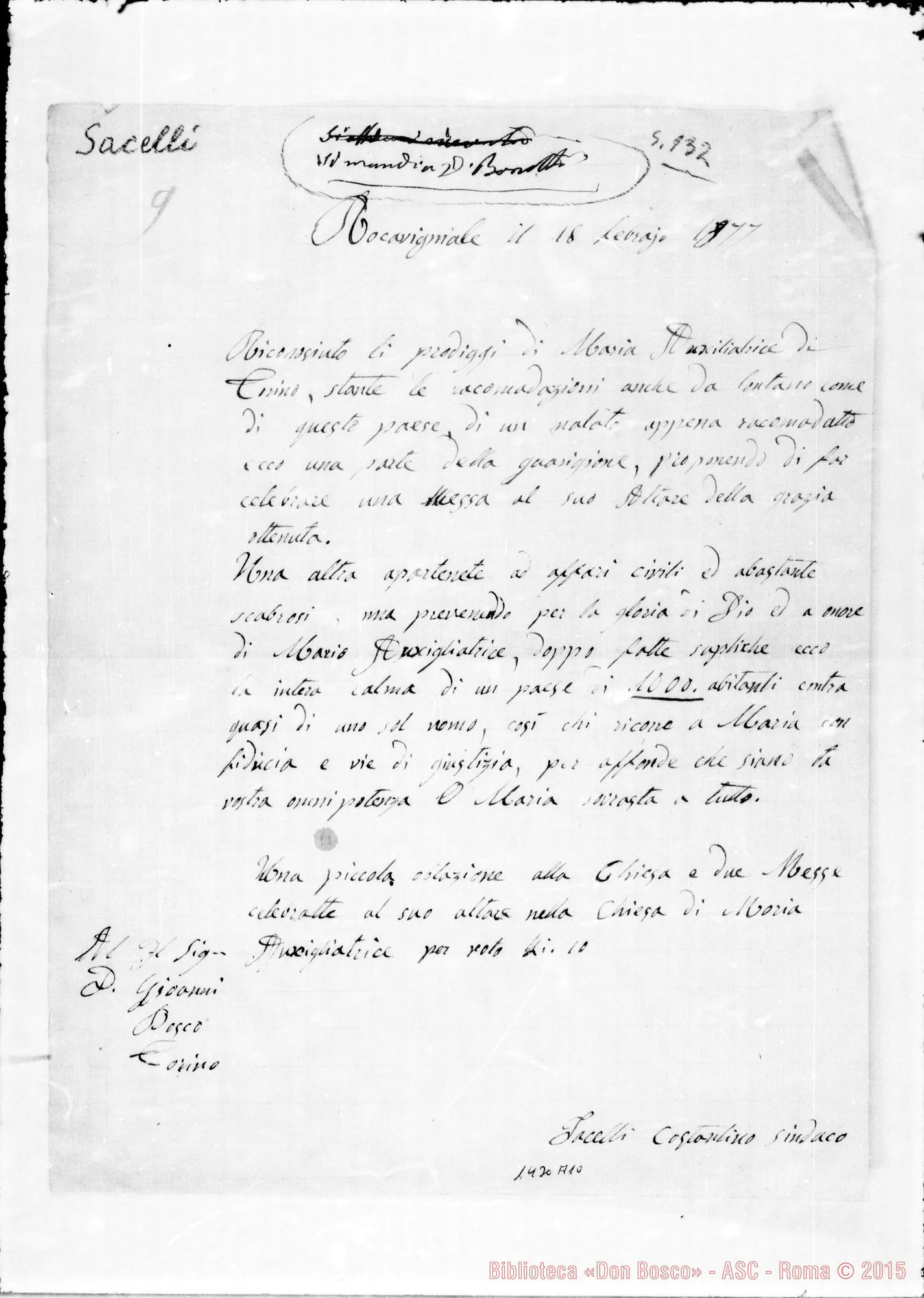 Fotogramma A 10 — Sacelli Costantino
