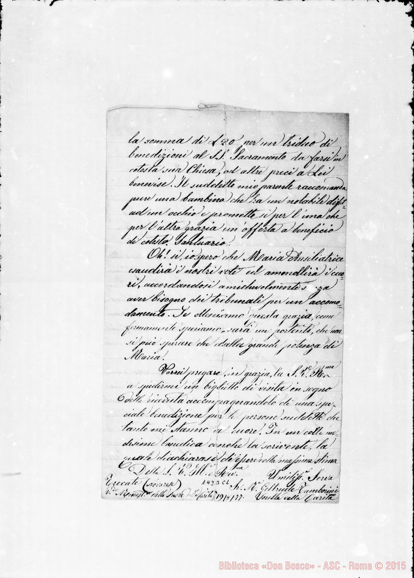 Fotogramma C 2 — Tamborini Geltrude