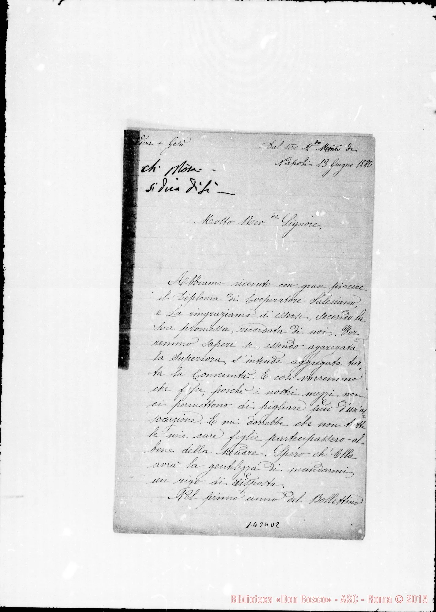 Fotogramma D 2 — Traversa Maria