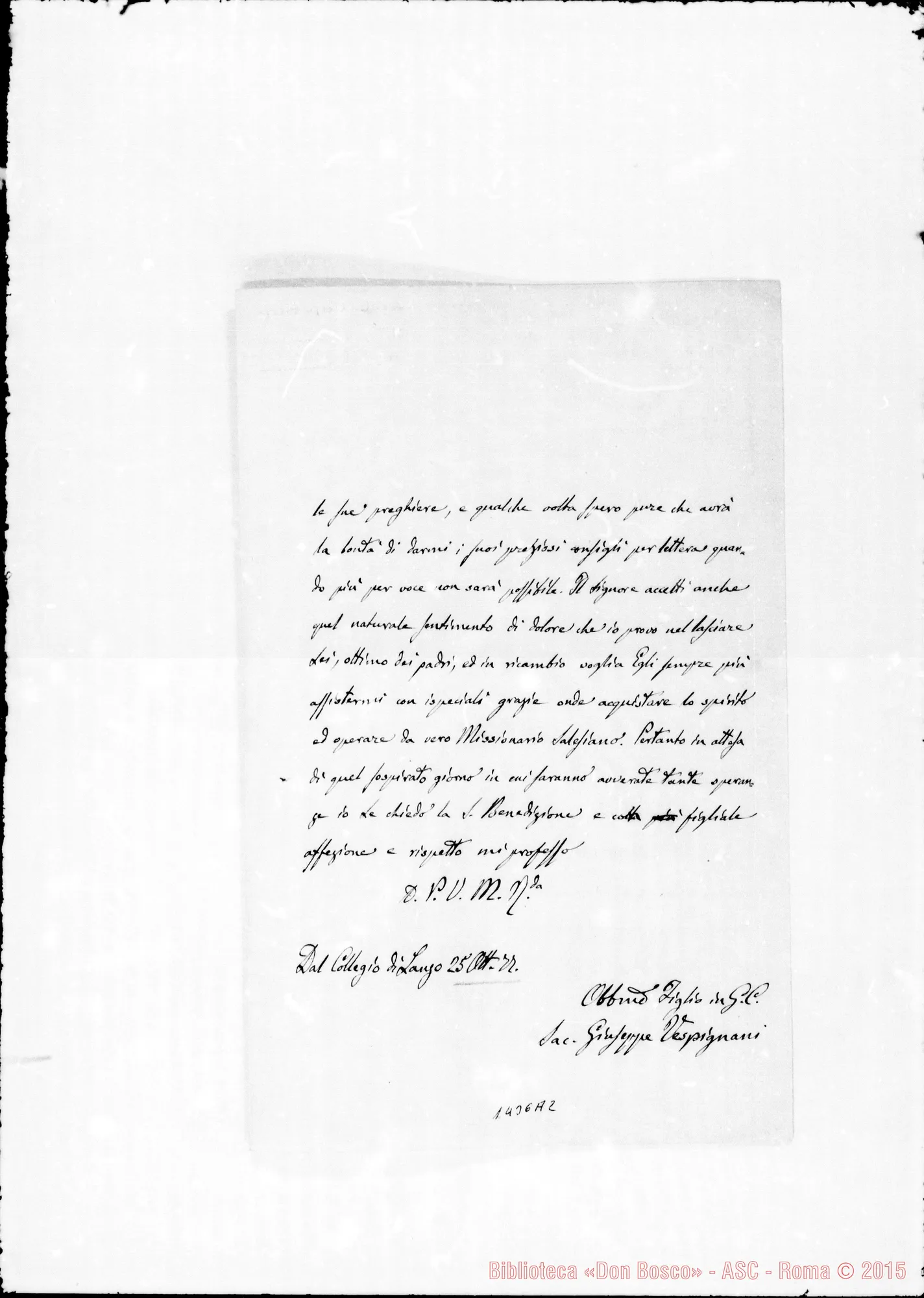 Fotogramma A 2 — Vespignani Giuseppe