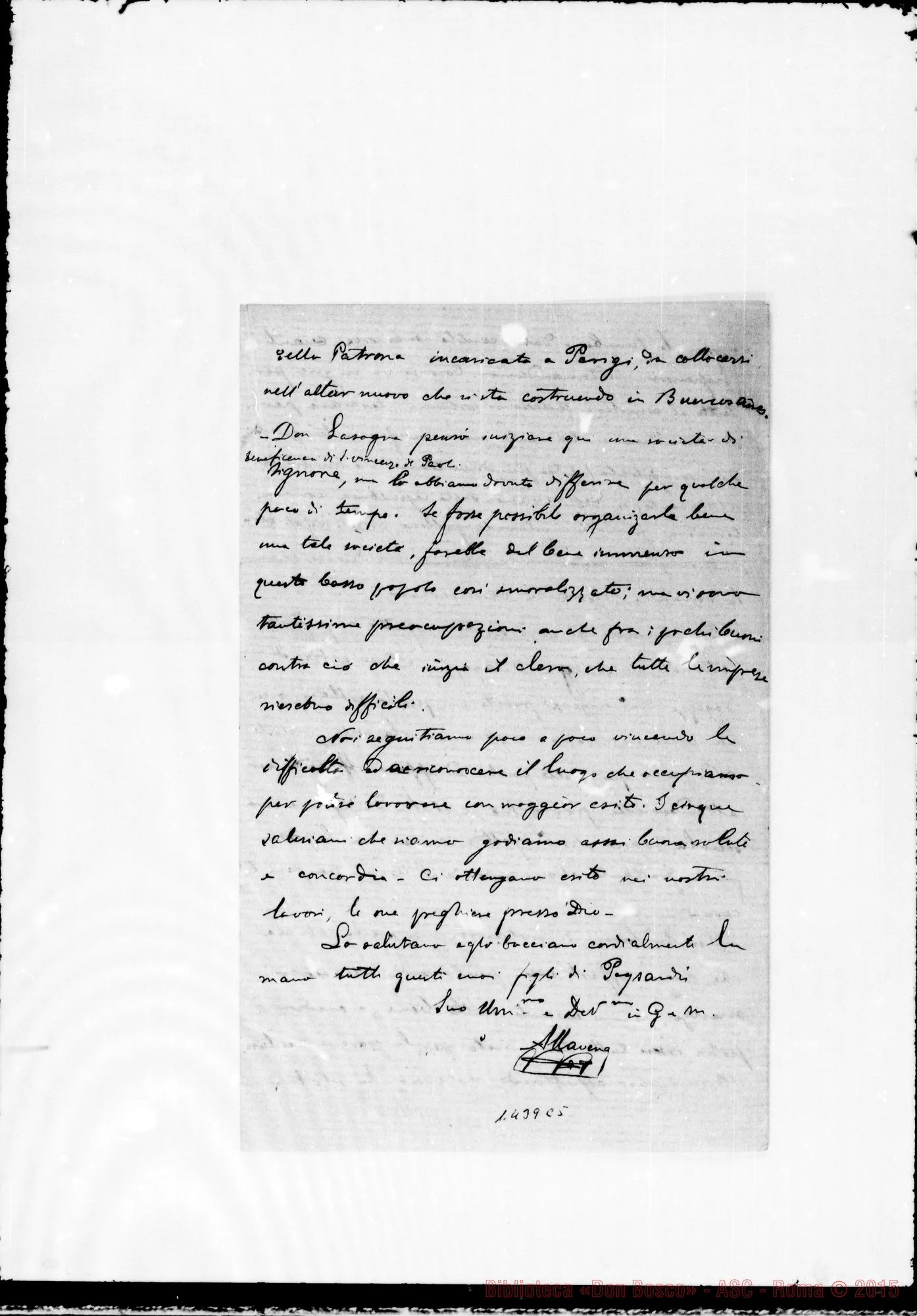 Fotogramma C 5 — Allavena Giov. Carlo
