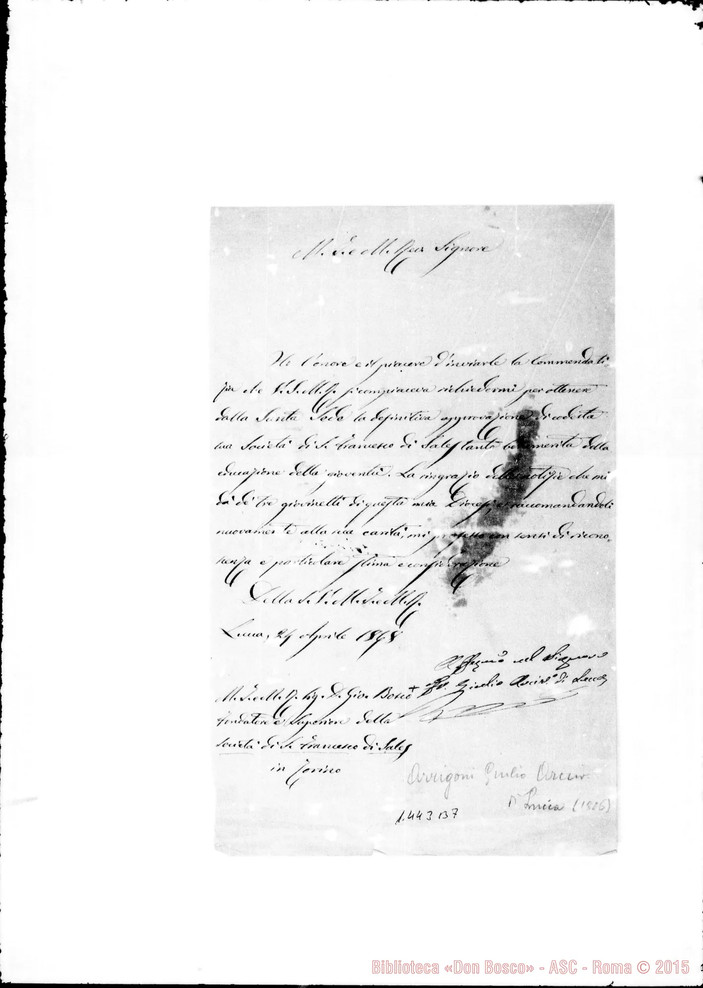 Fotogramma B 7 — Arrigoni Giulio