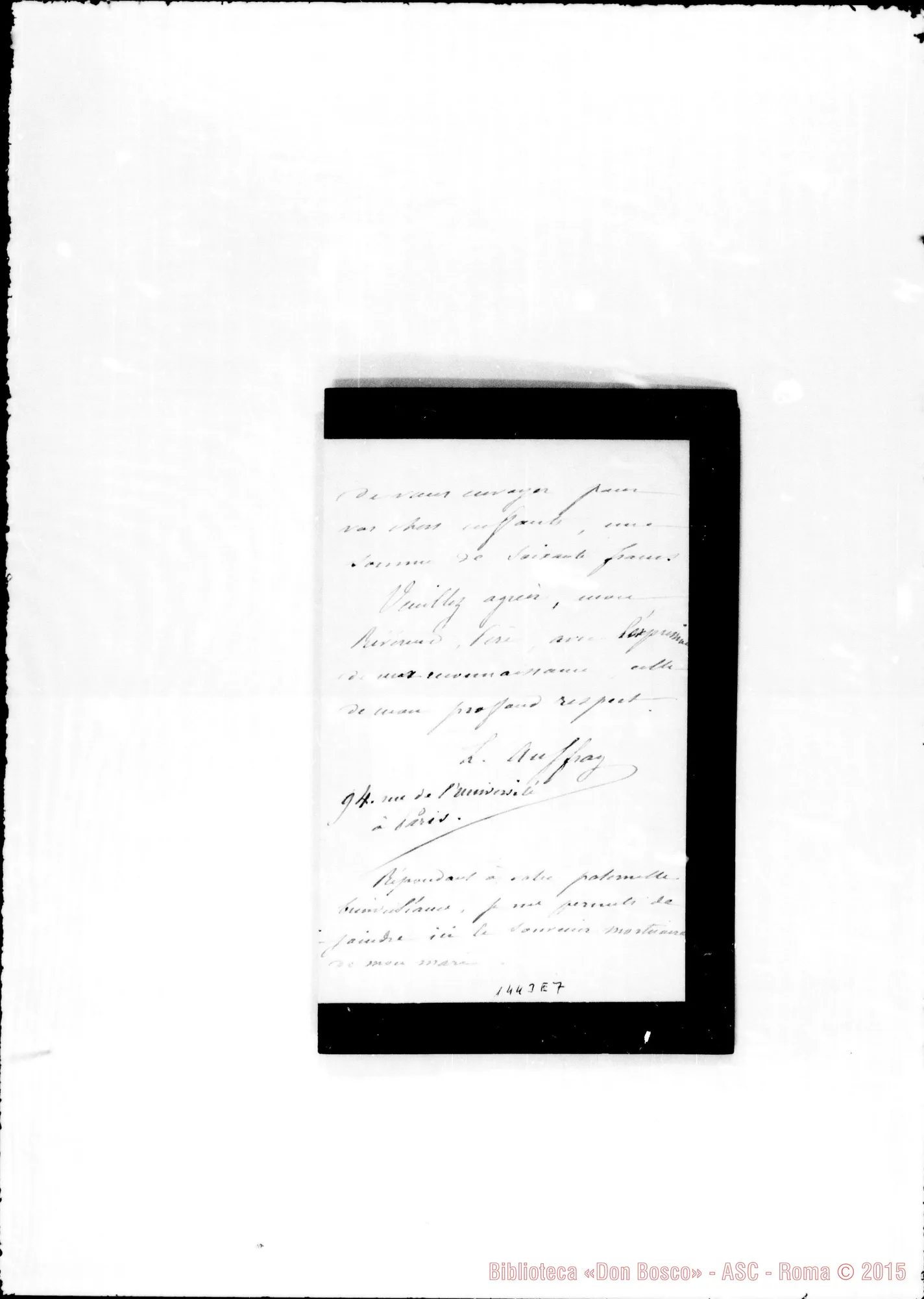 Fotogramma E 7 — Auffray L.