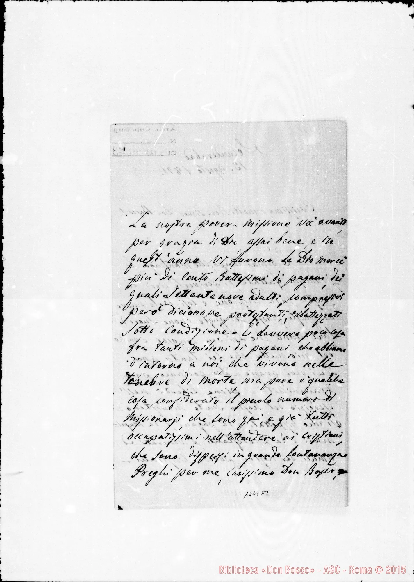 Fotogramma A 2 — Barberos Giov. Domenico