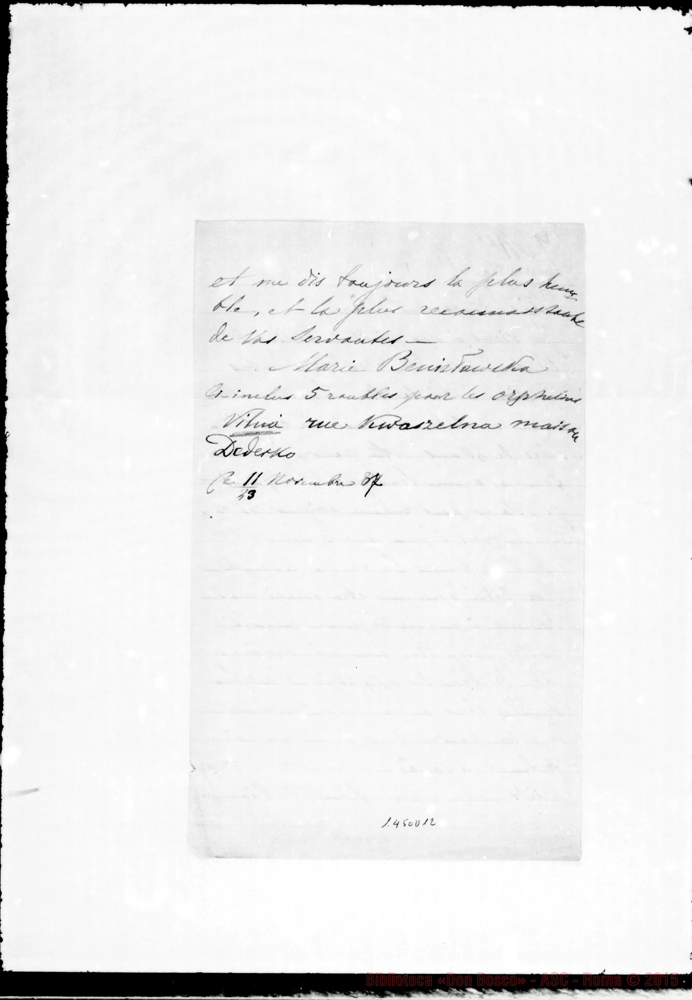 Fotogramma D 12 — Benistawska Maria