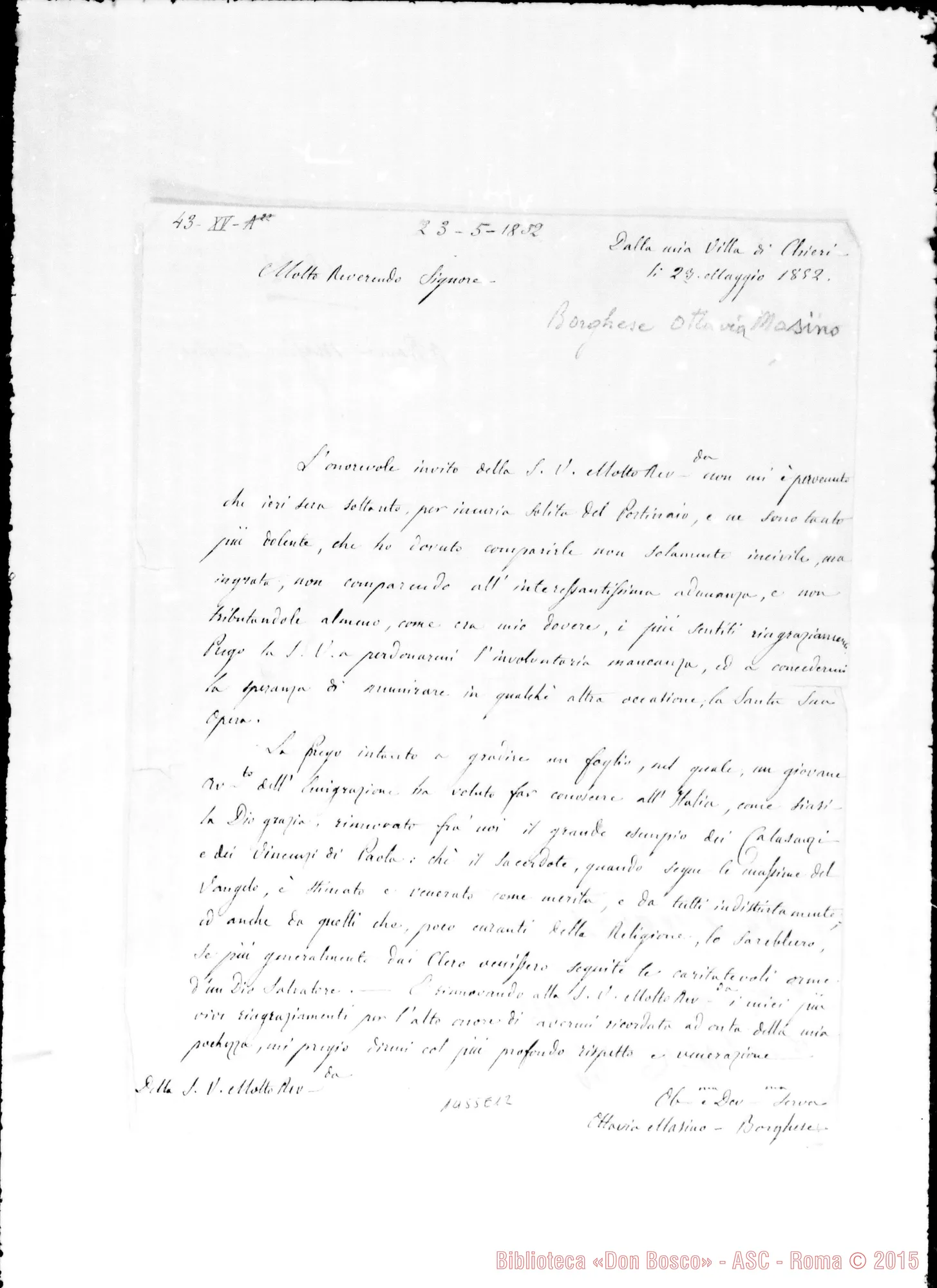 Fotogramma E 12 — Borghese Ottavia Masino