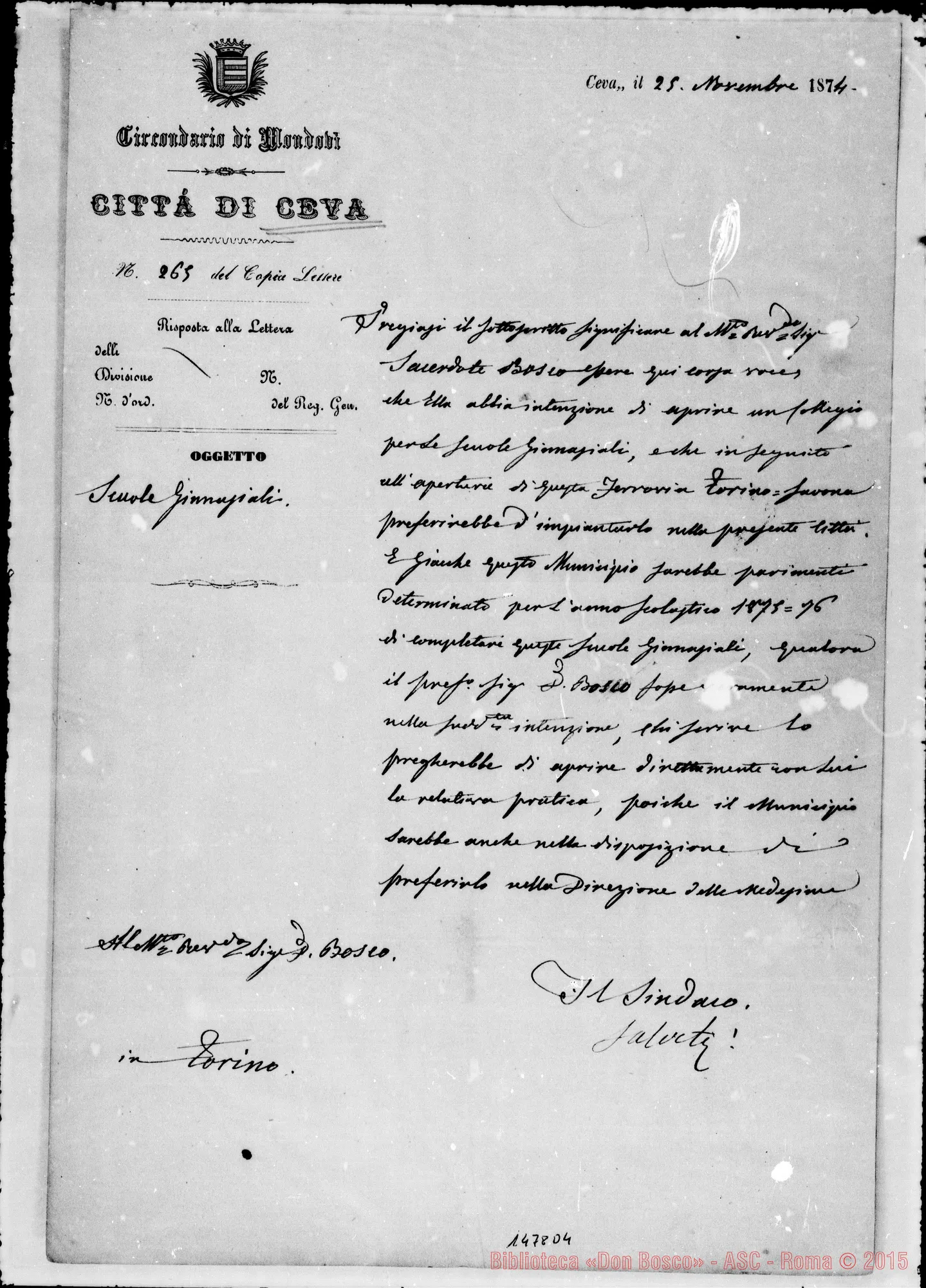 Fotogramma D 4 — Ceva. Municipio