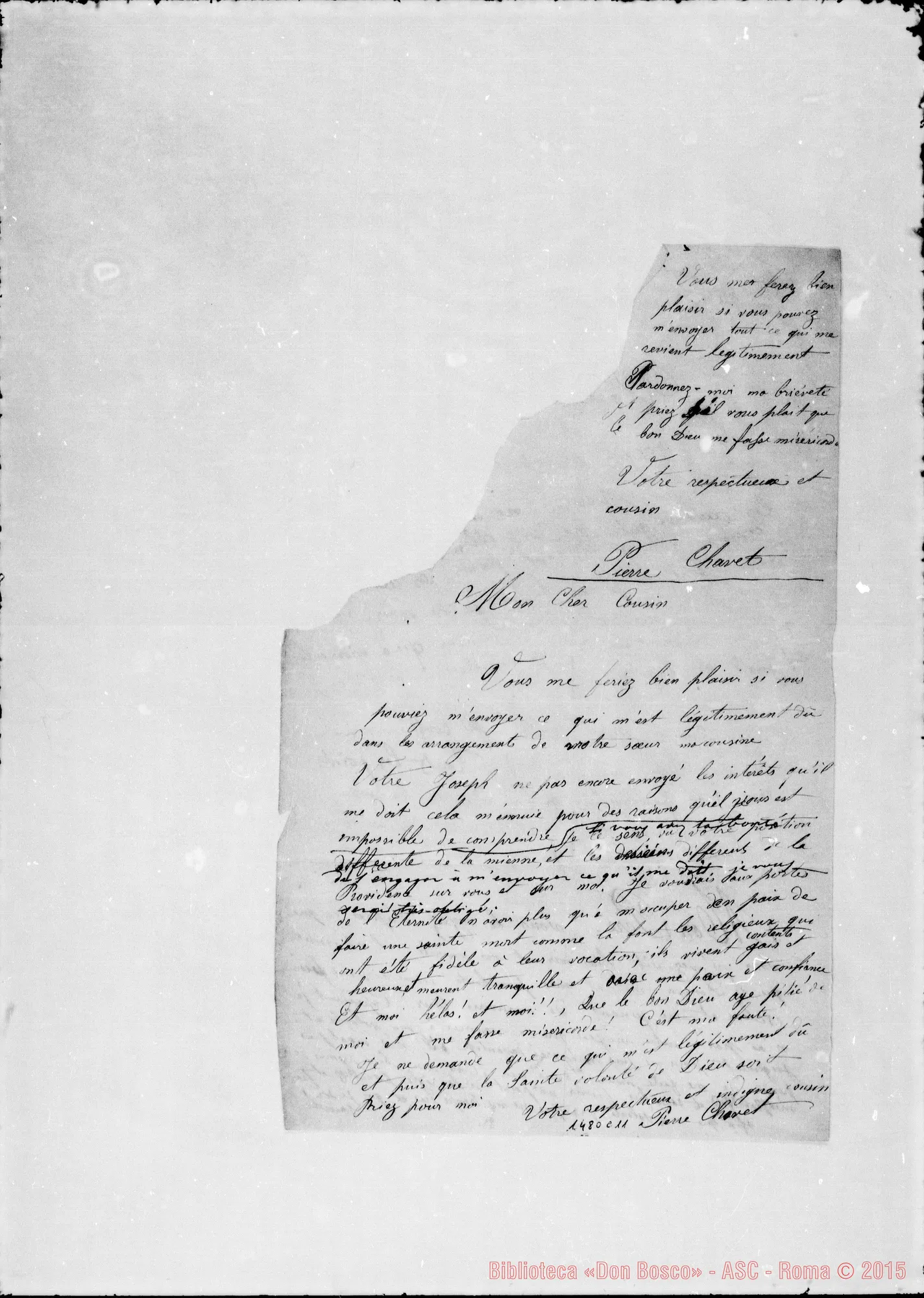 Fotogramma C 11 — » » . Allegati fogli riguardanti D. Bosco