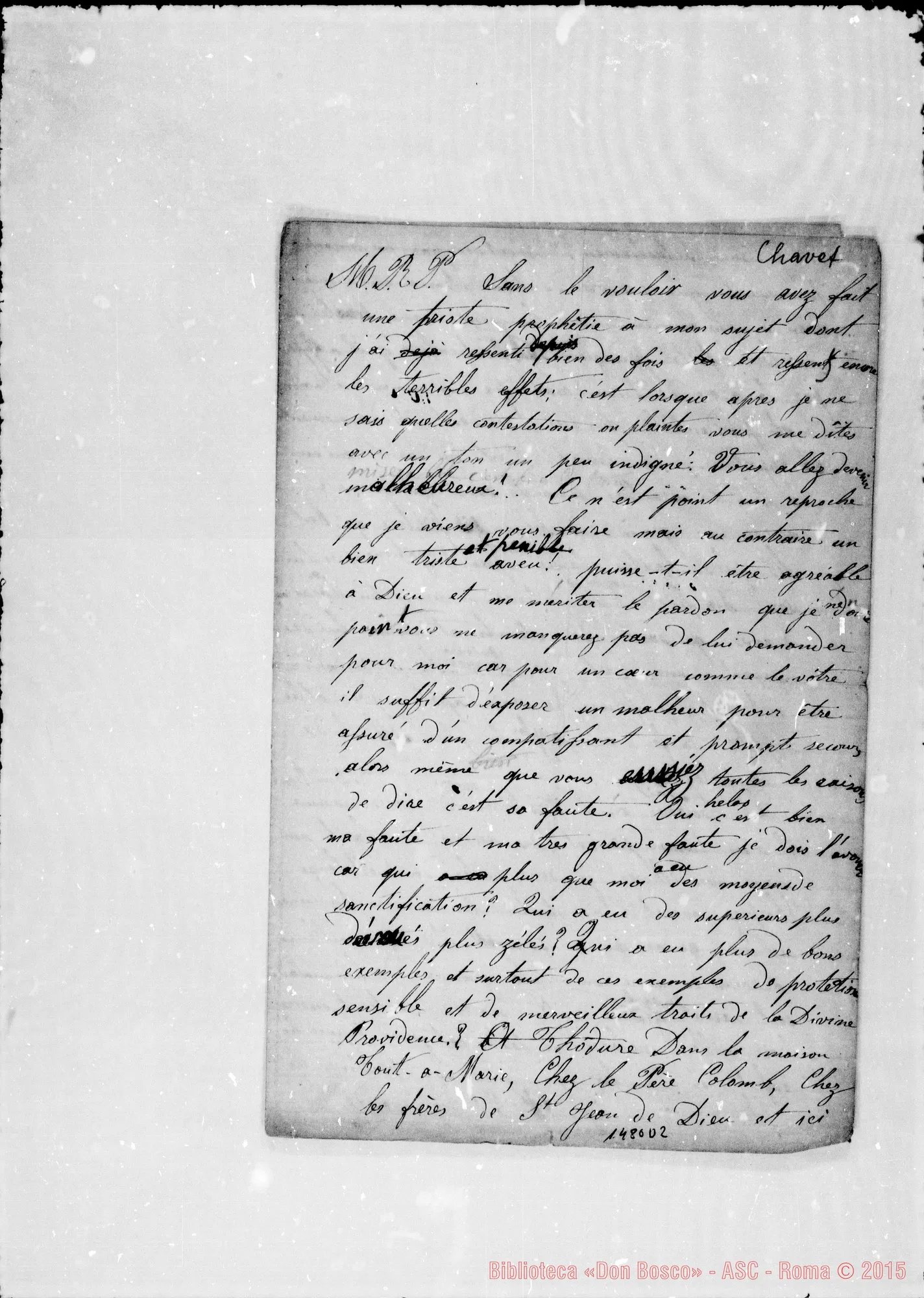 Fotogramma D 2 — » » . Allegati fogli riguardanti D. Bosco