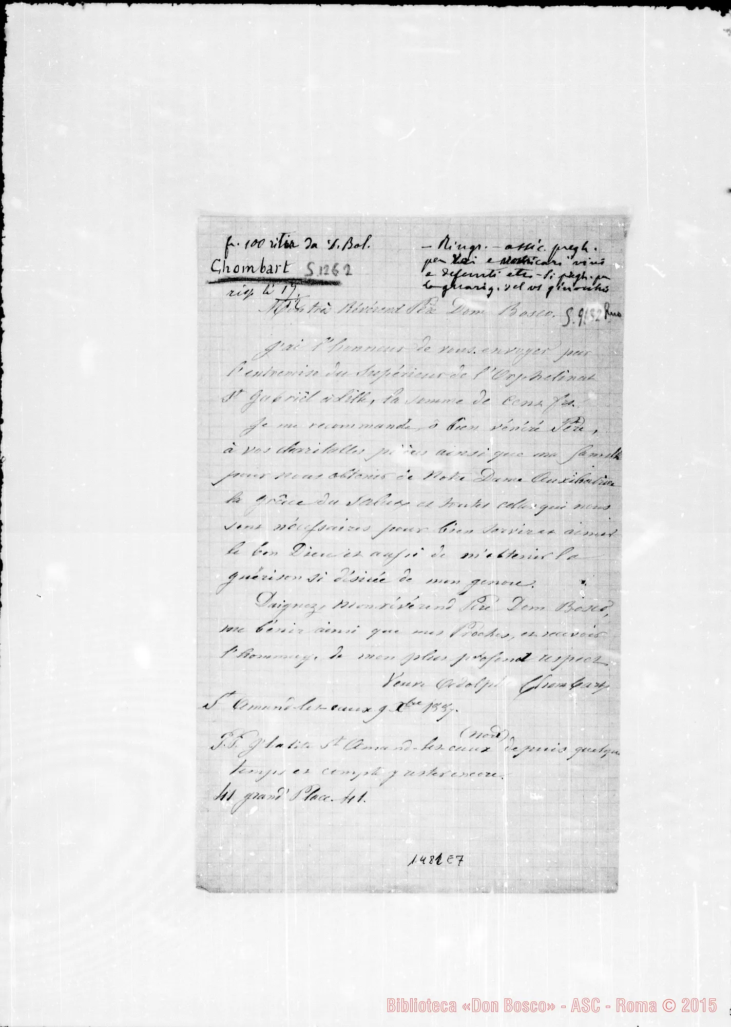Fotogramma E 7 — Chombart Adolphe