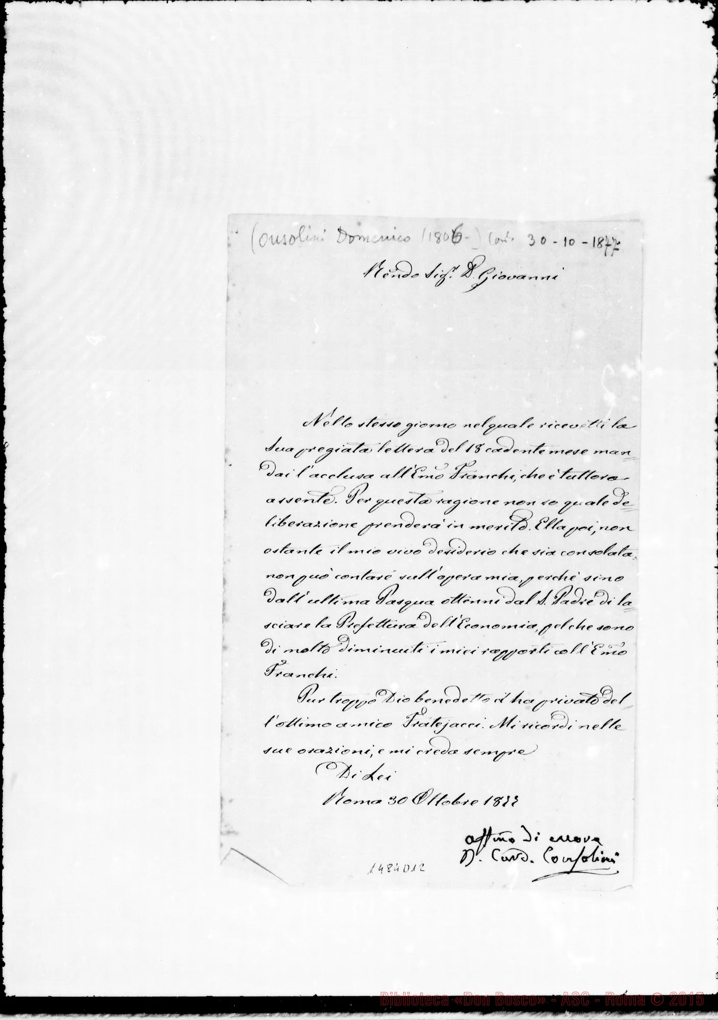 Fotogramma D 12 — Consolini Domenico