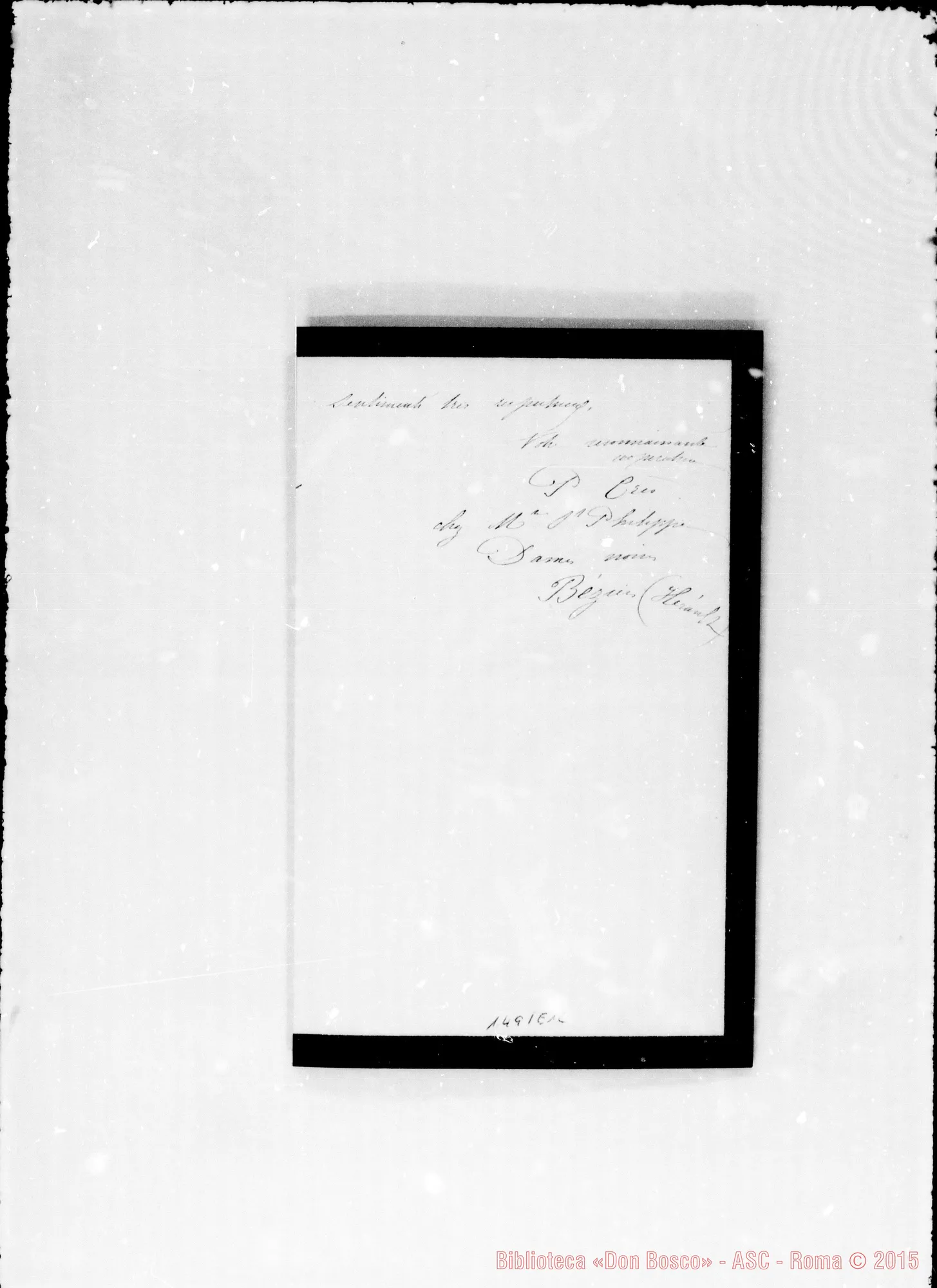 Fotogramma E 12 — » » . Allegata all’anteriore lettera