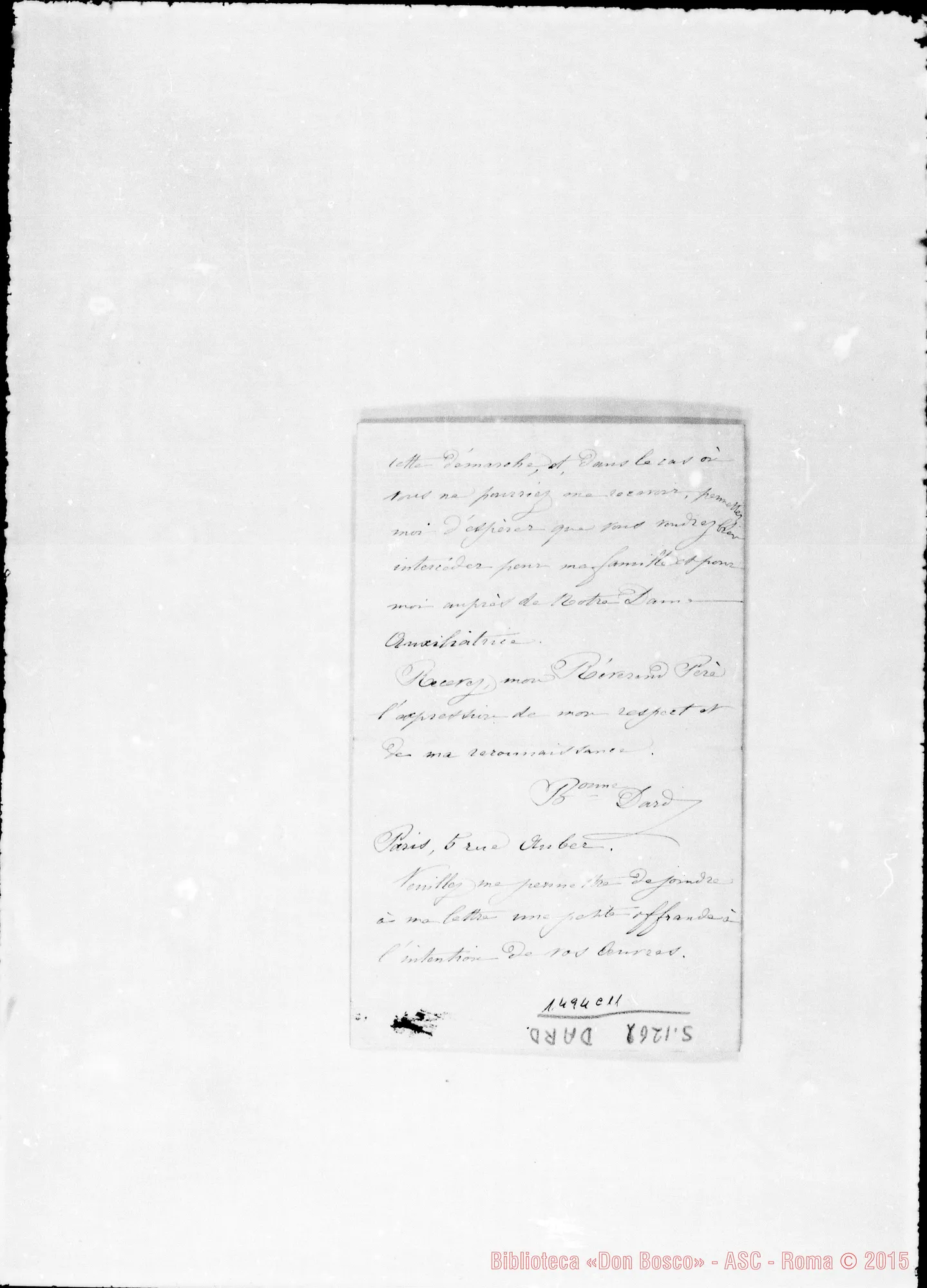 Fotogramma C 11 — Dard B, onne