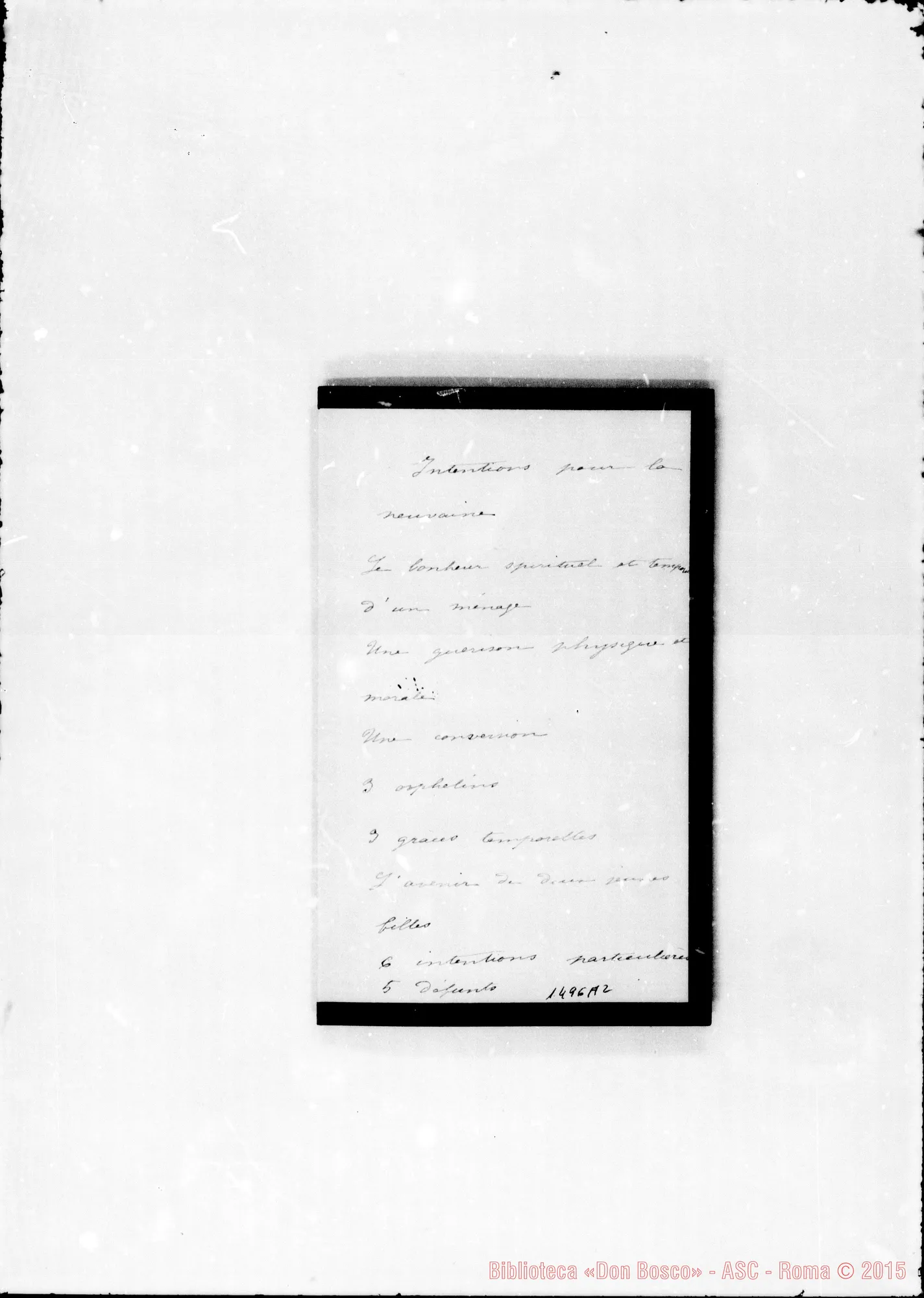 Fotogramma A 2 — De Cressac