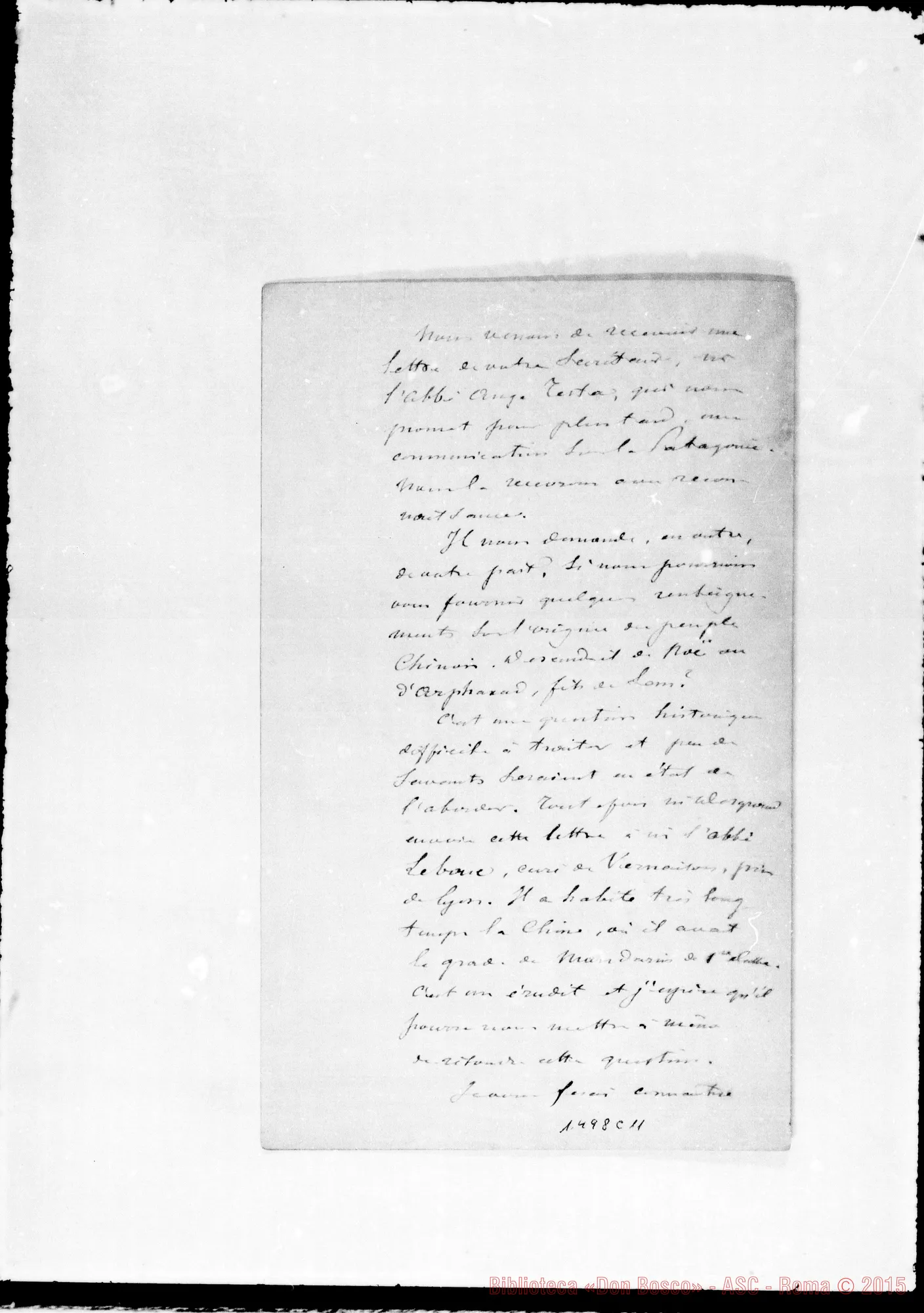 Fotogramma C 11 — Desgrand. Allegata un’altra