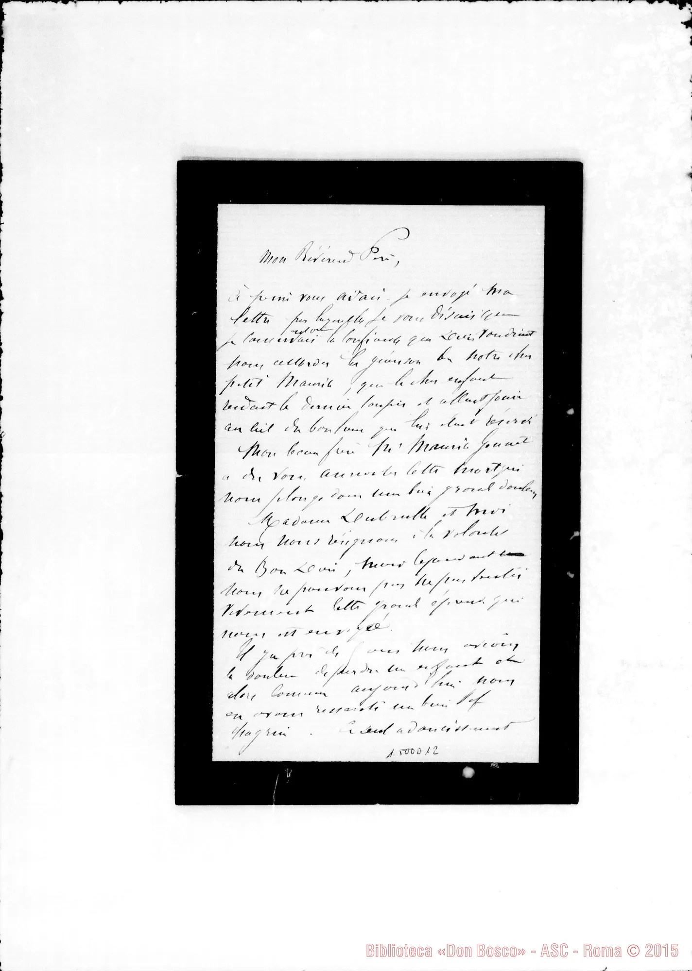 Fotogramma D 12 — Dubrulle Giuseppe