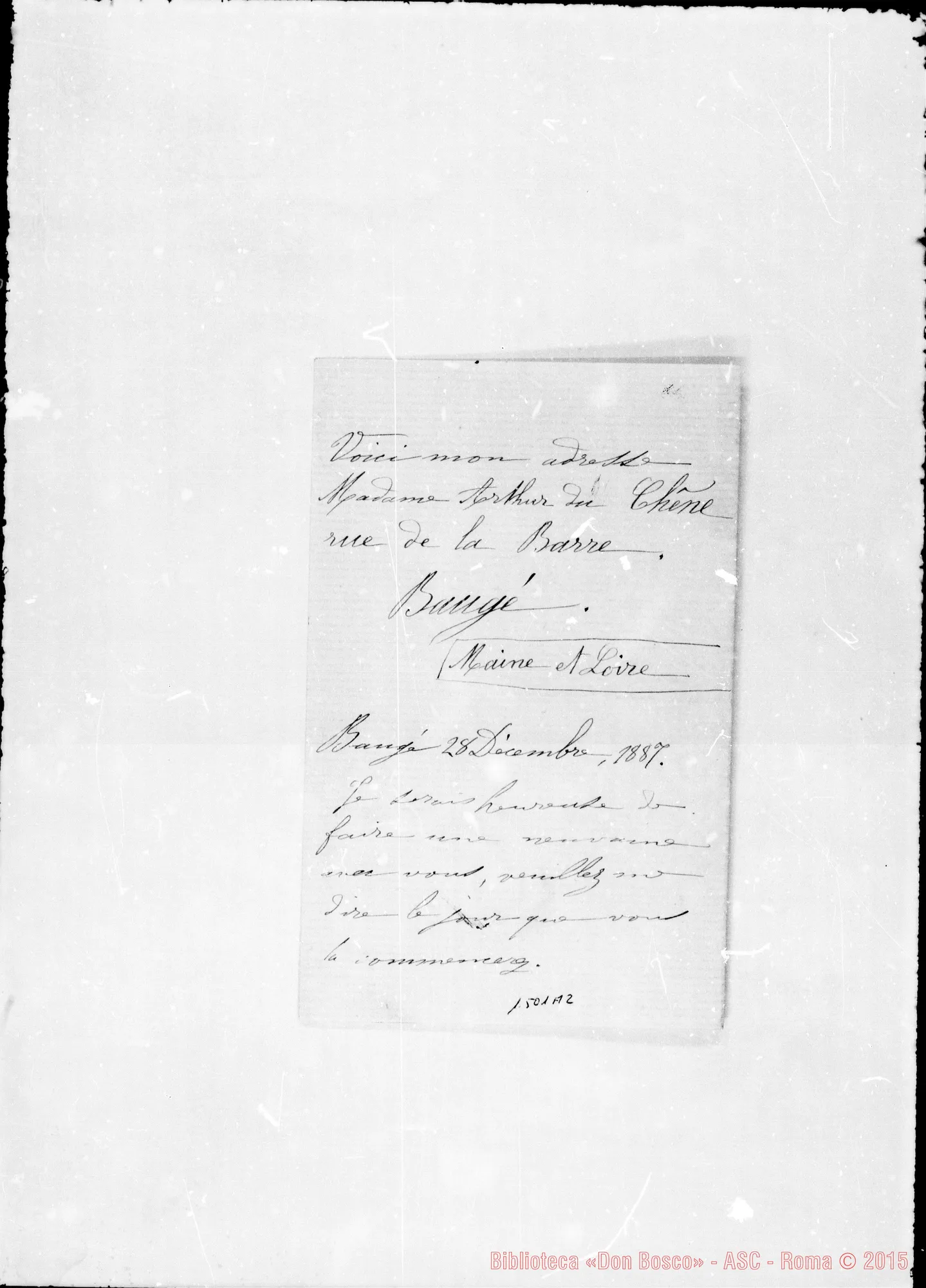 Fotogramma A 2 — Du Chene Beaumont