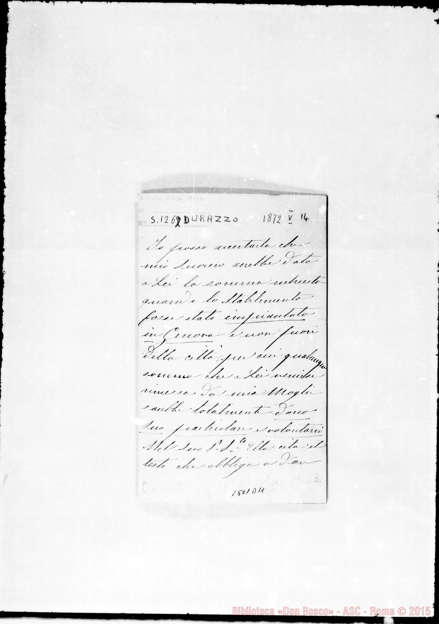 Fotogramma D 11 — Durazzo Marcello