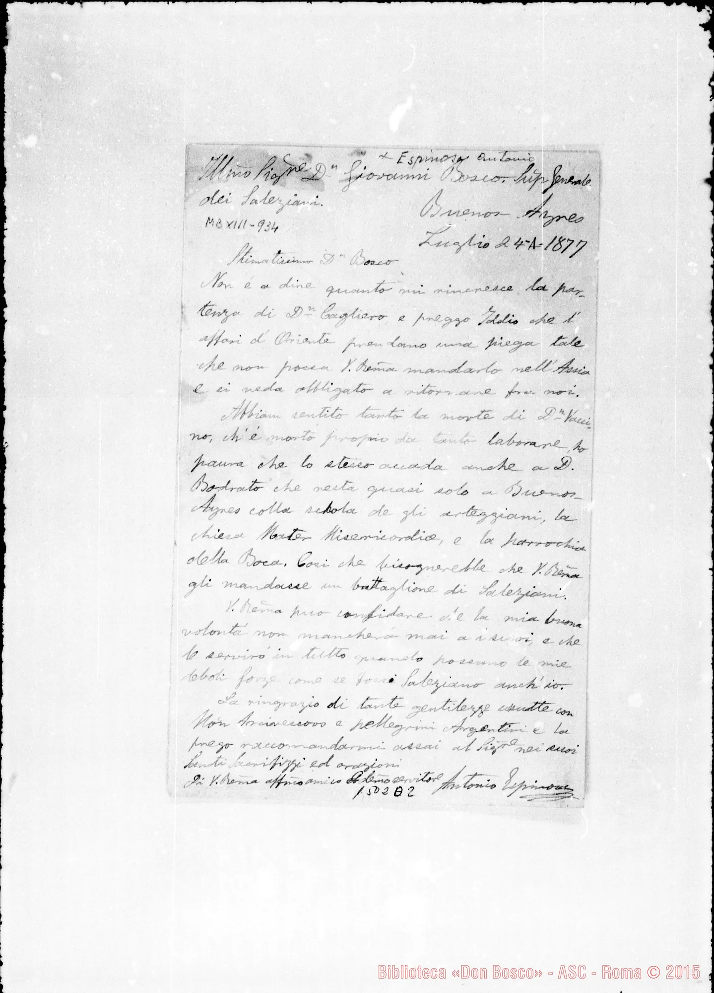 Fotogramma D 2 — Espinosa Antonio