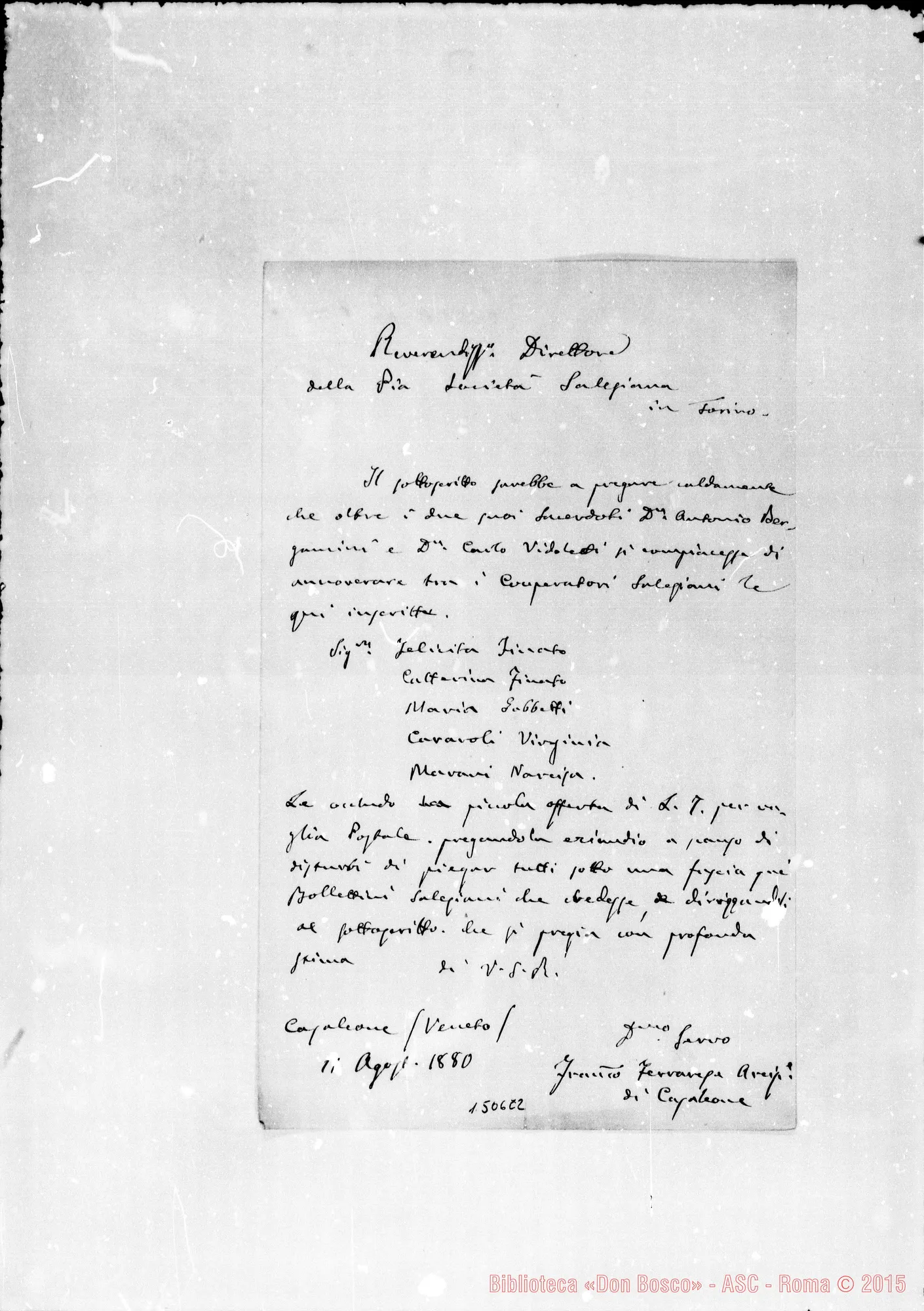 Fotogramma E 2 — Ferrarese Francesco