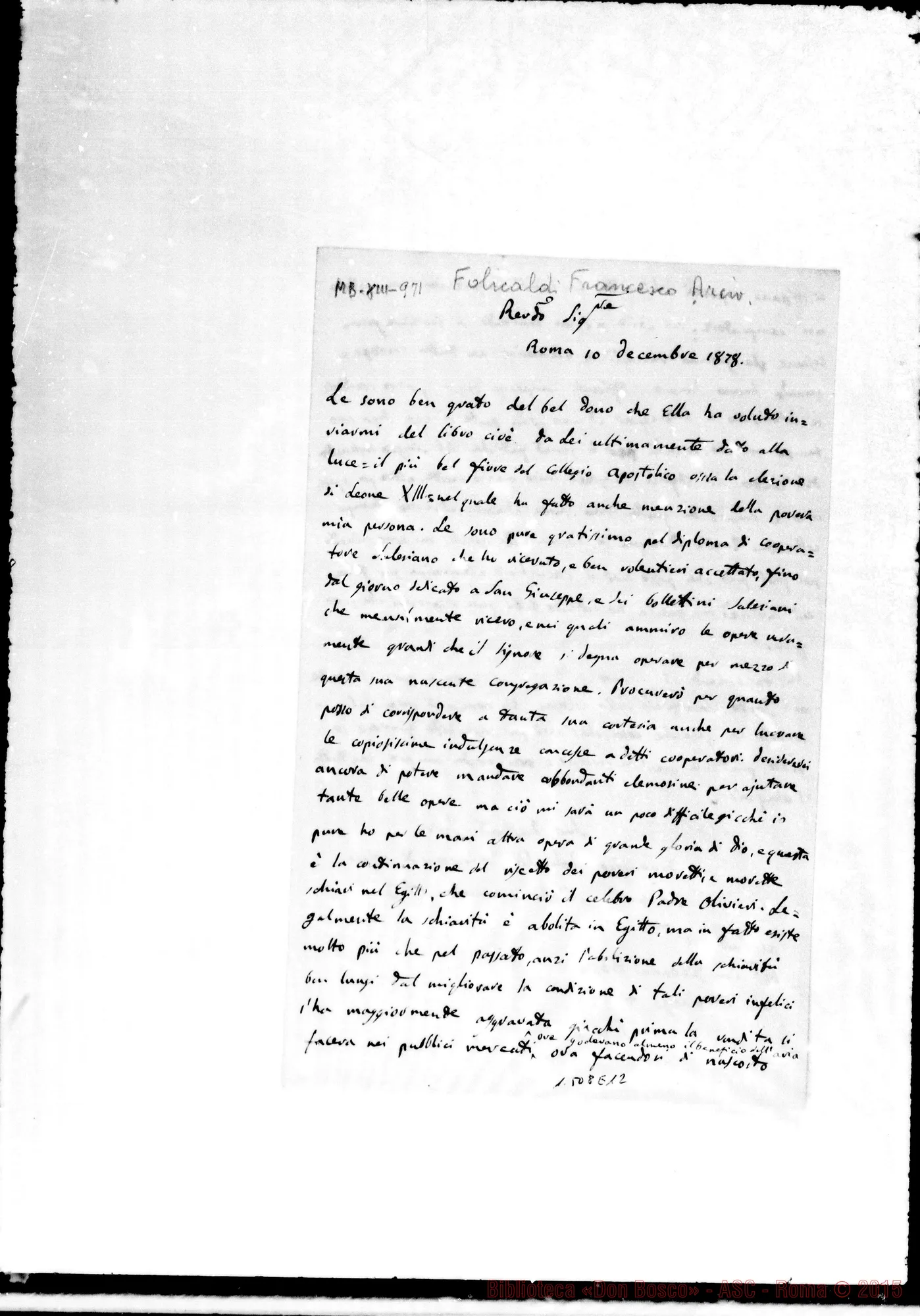 Fotogramma E 12 — Folicaldi Francesco