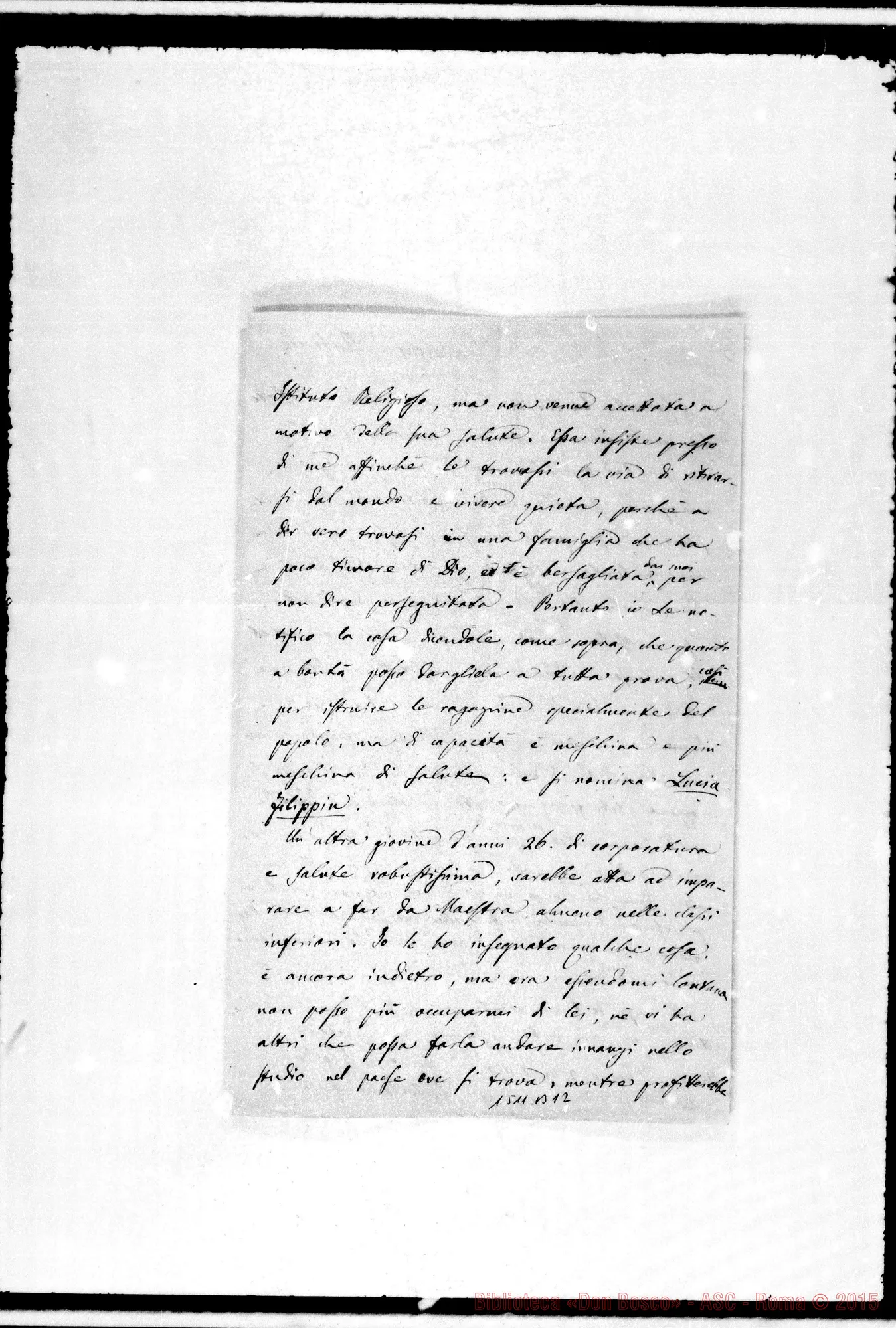 Fotogramma B 12 — Fusarini Antonio