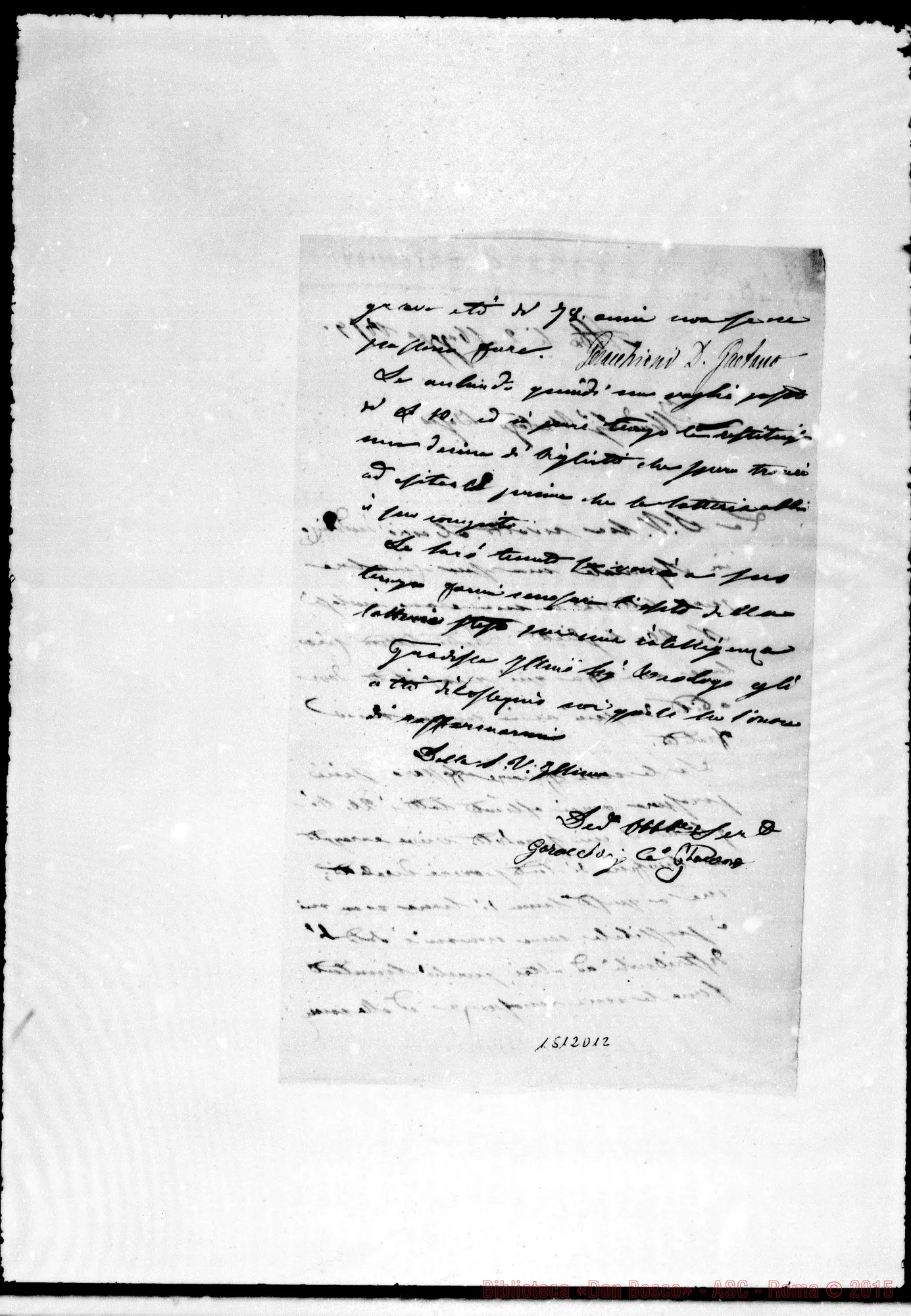 Fotogramma D 12 — Garacchioni Giacomo