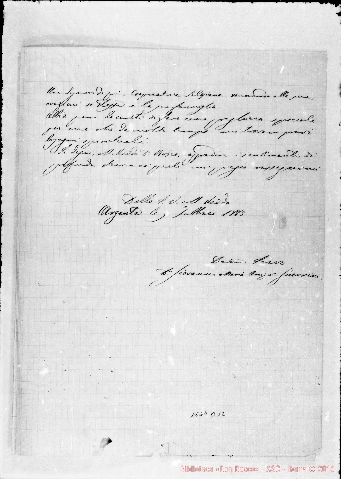 Fotogramma B 12 — Guerrini Giovanni