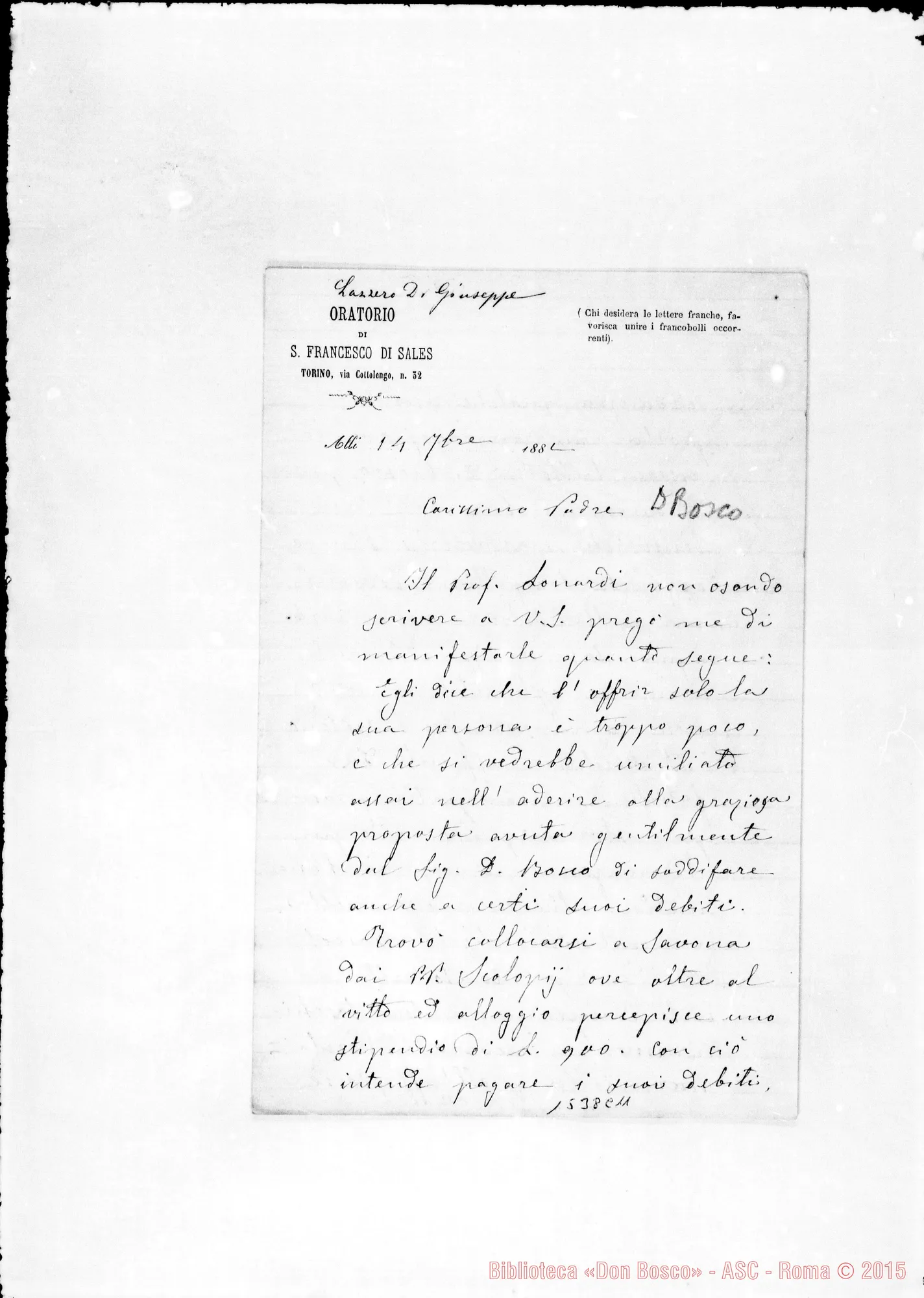 Fotogramma C 11 — Lazzero Giuseppe