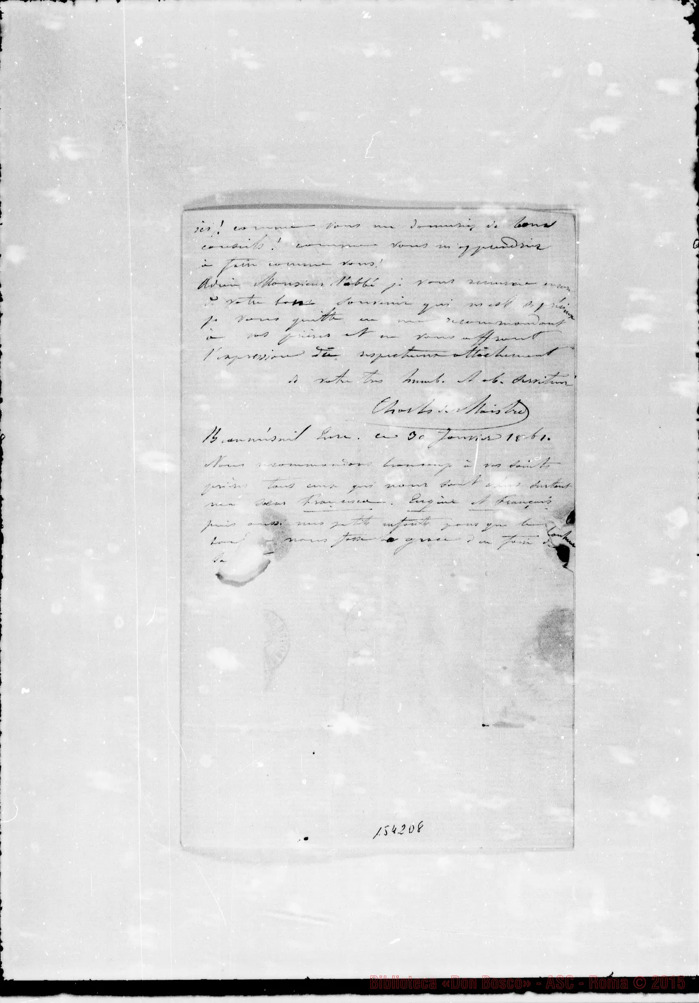 Fotogramma D 8 — Maistre Carlo